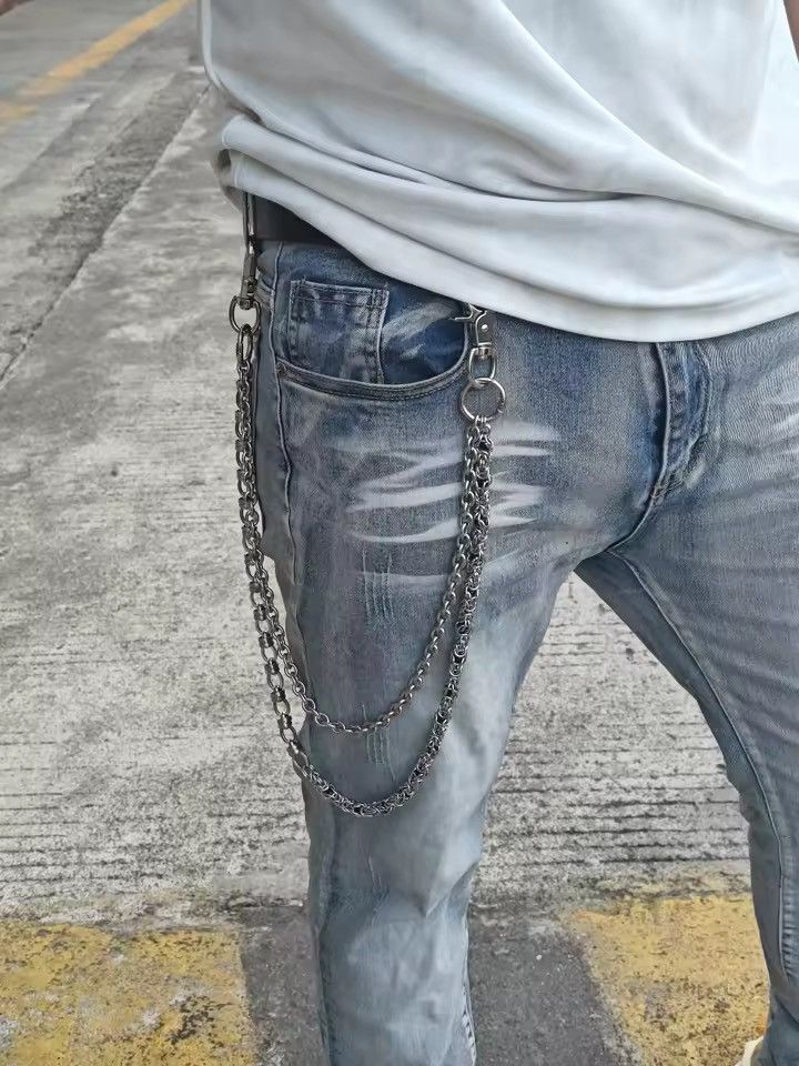 Other DIY Retro Keel Clamp Bead Double-Layer pant chain Size ONE SIZE - 1 Thumbnail