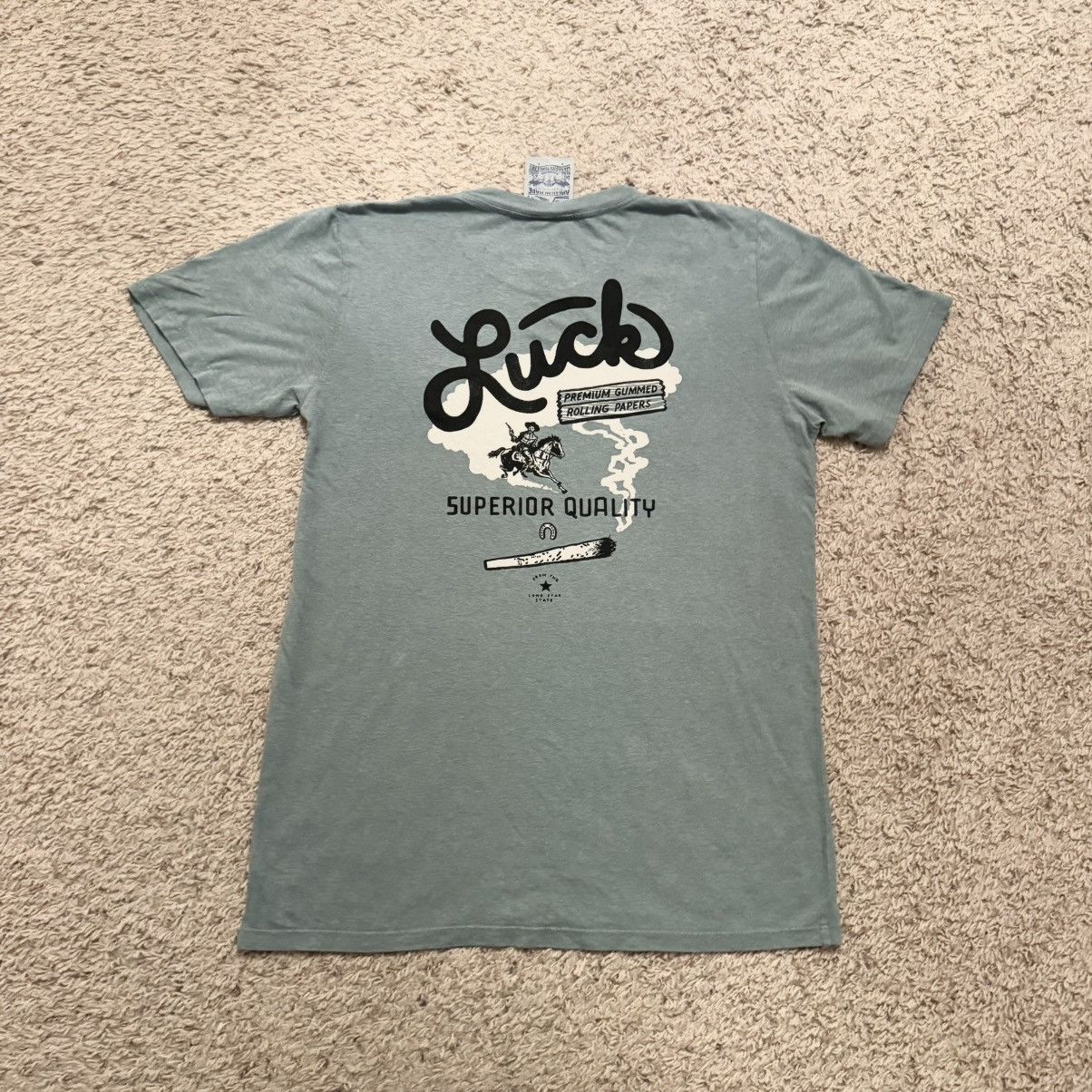 Jungmaven Jungmaven Moss Green Luck Rolling Papers Tee L Size US L / EU 52-54 / 3 - 5 Thumbnail