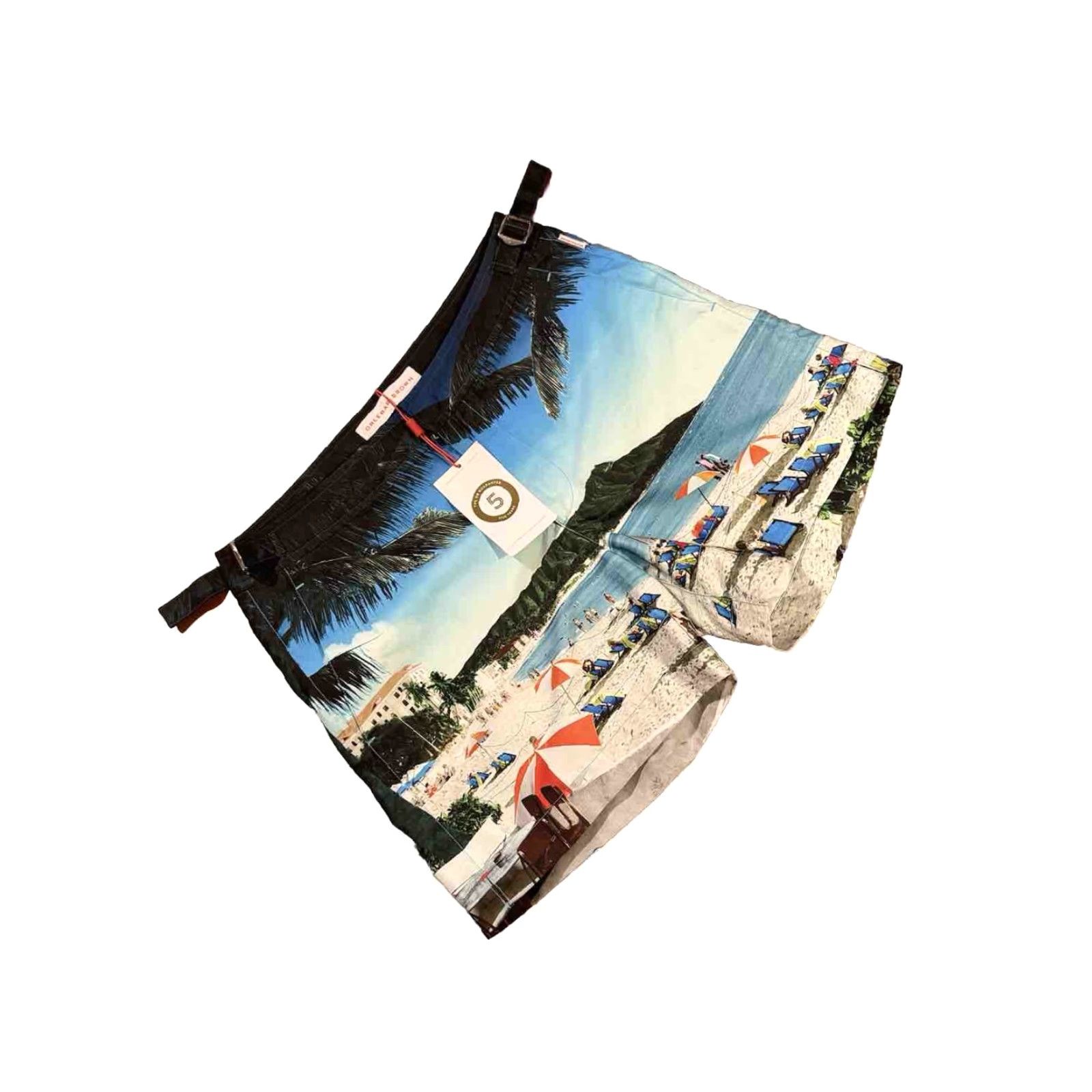 Orlebar Brown Orlebar Brown Swim Shorts Setter Moissan Size 28 Men Multicolor Beach Pool Swim Bottom Back Pocket - Size US 28 / EU 44 - 2 Thumbnail