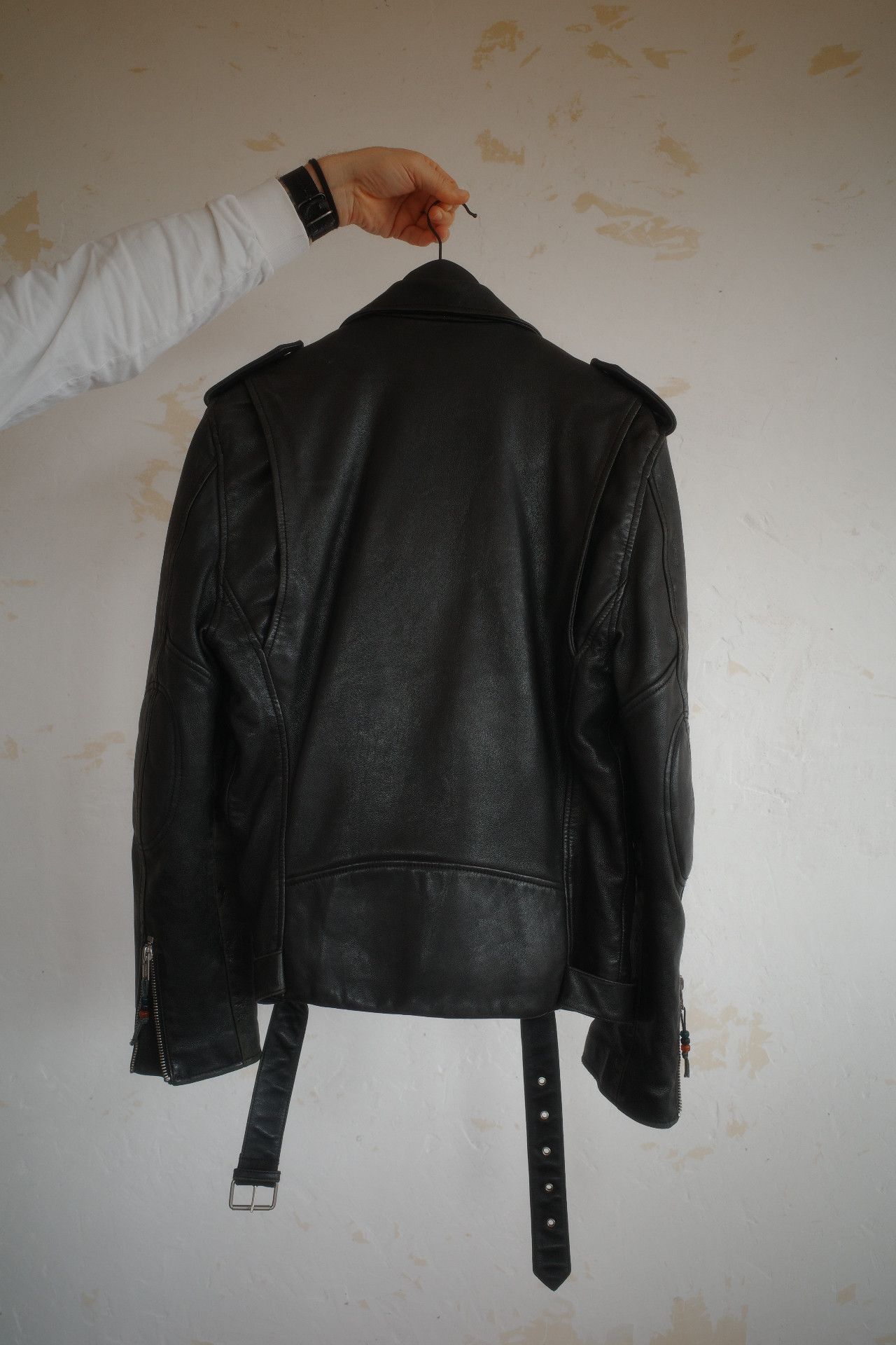 Blk Dnm LEATHER JACKET 5 Size US M / EU 48-50 / 2 - 2 Thumbnail