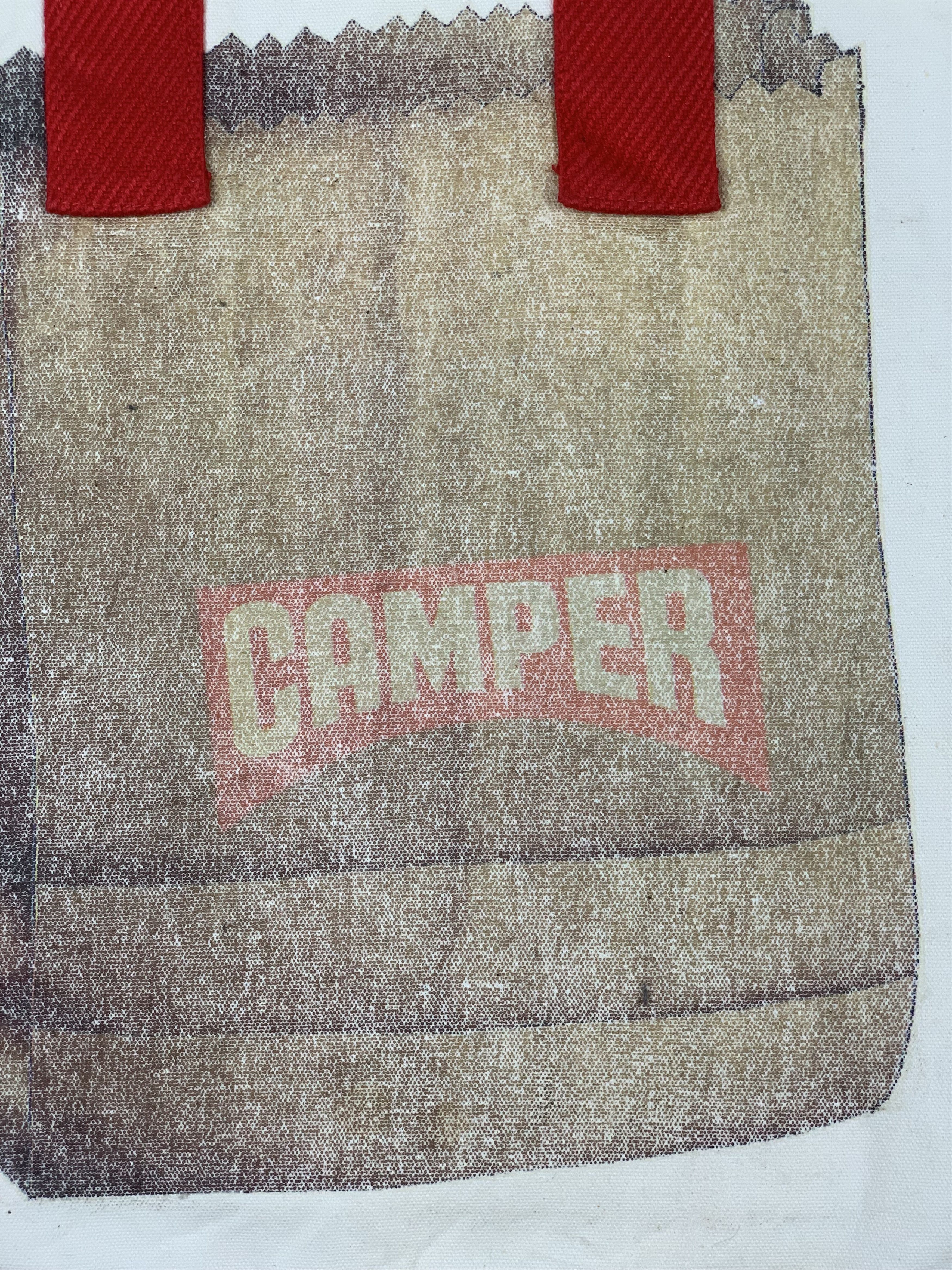 Camper × Vintage Vintage Camper Forhands Printed Totebag Size ONE SIZE - 2 Thumbnail