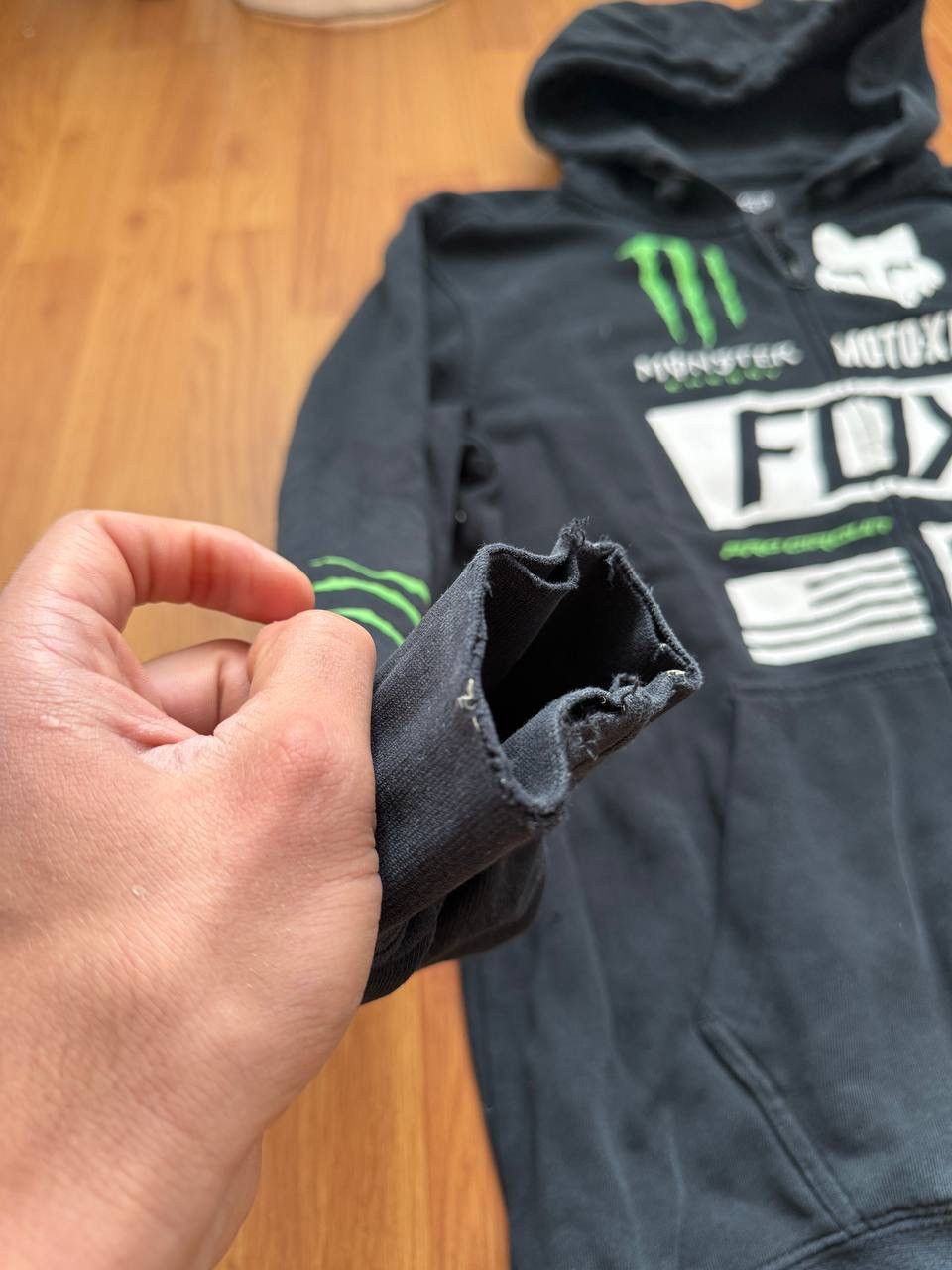 Fox Racing Rare Y2K Moncter Energy Fox Racing Zip Up Hoodie Size US M / EU 48-50 / 2 - 7 Thumbnail