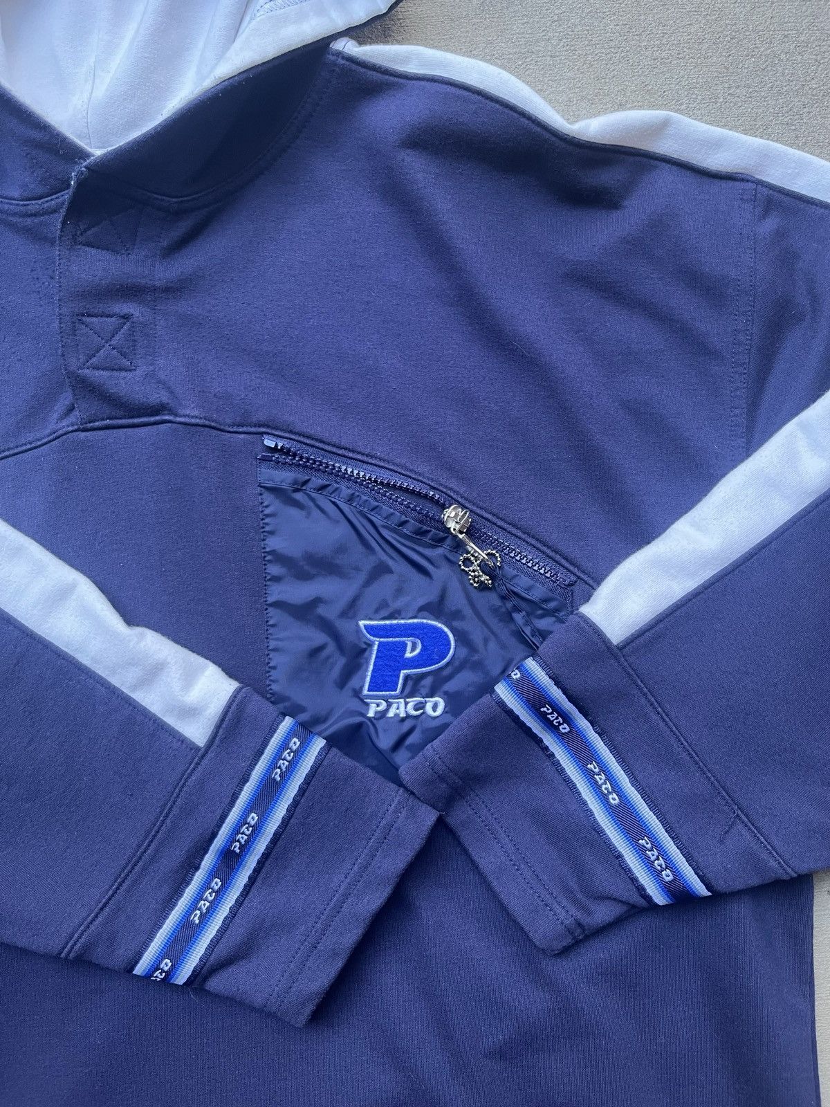 Other Vintage Y2K Super Sick Paco Jeans 3/4 Sleeve Baggy Hoodie Size US XXL / EU 58 / 5 - 3 Thumbnail