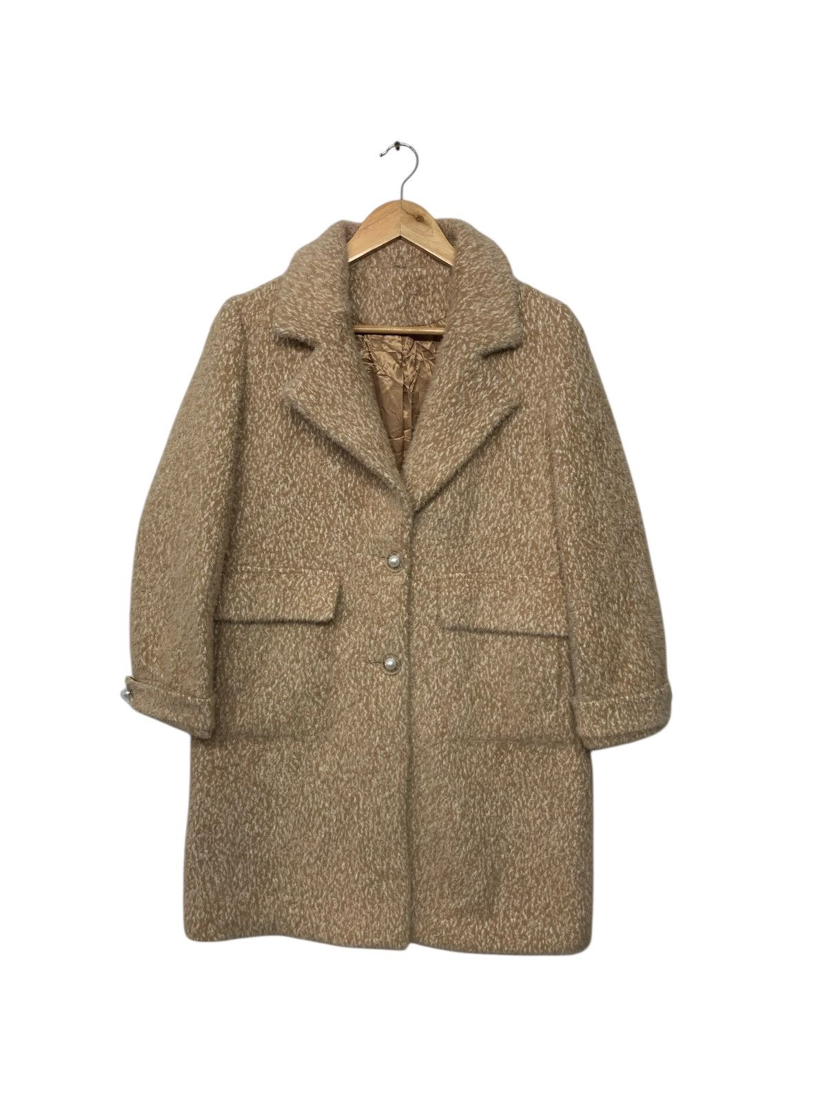 Beauty Beast × If Six Was Nine × Japanese Brand Rare Golden Mink Soft Faux Fur Long Jacket Button Down Size M / US 6-8 / IT 42-44 - 1 Thumbnail