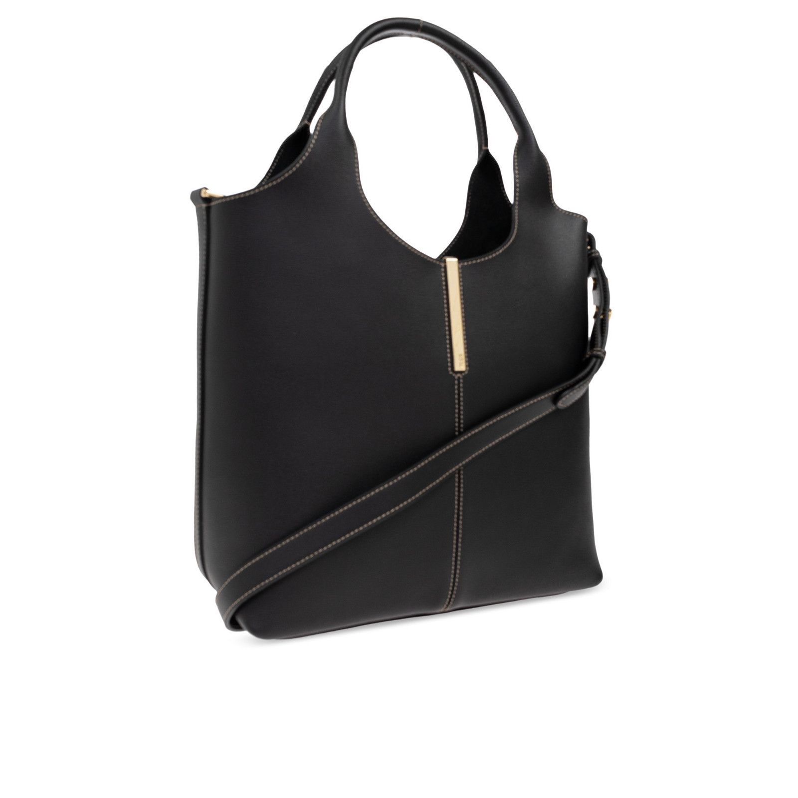 Tod's Tod’s Black Grained Leather Handbag New & Authentic Size ONE SIZE - 3 Thumbnail