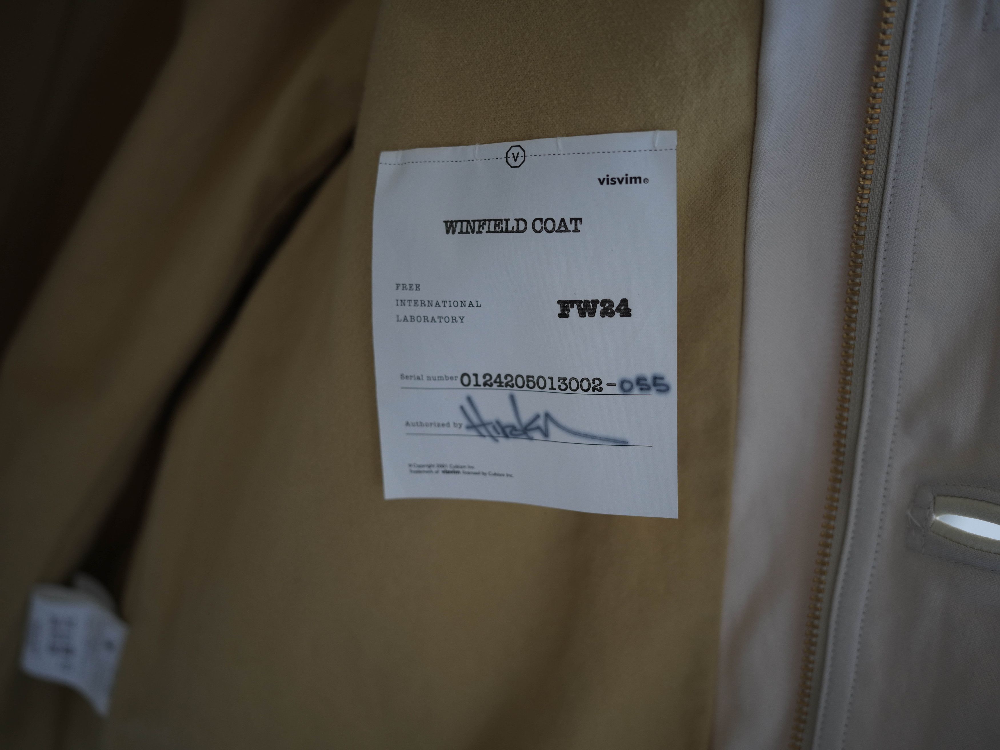 Visvim VISVIM 24AW WINFIELD COAT - IVORY Size US M / EU 48-50 / 2 - 4 Thumbnail