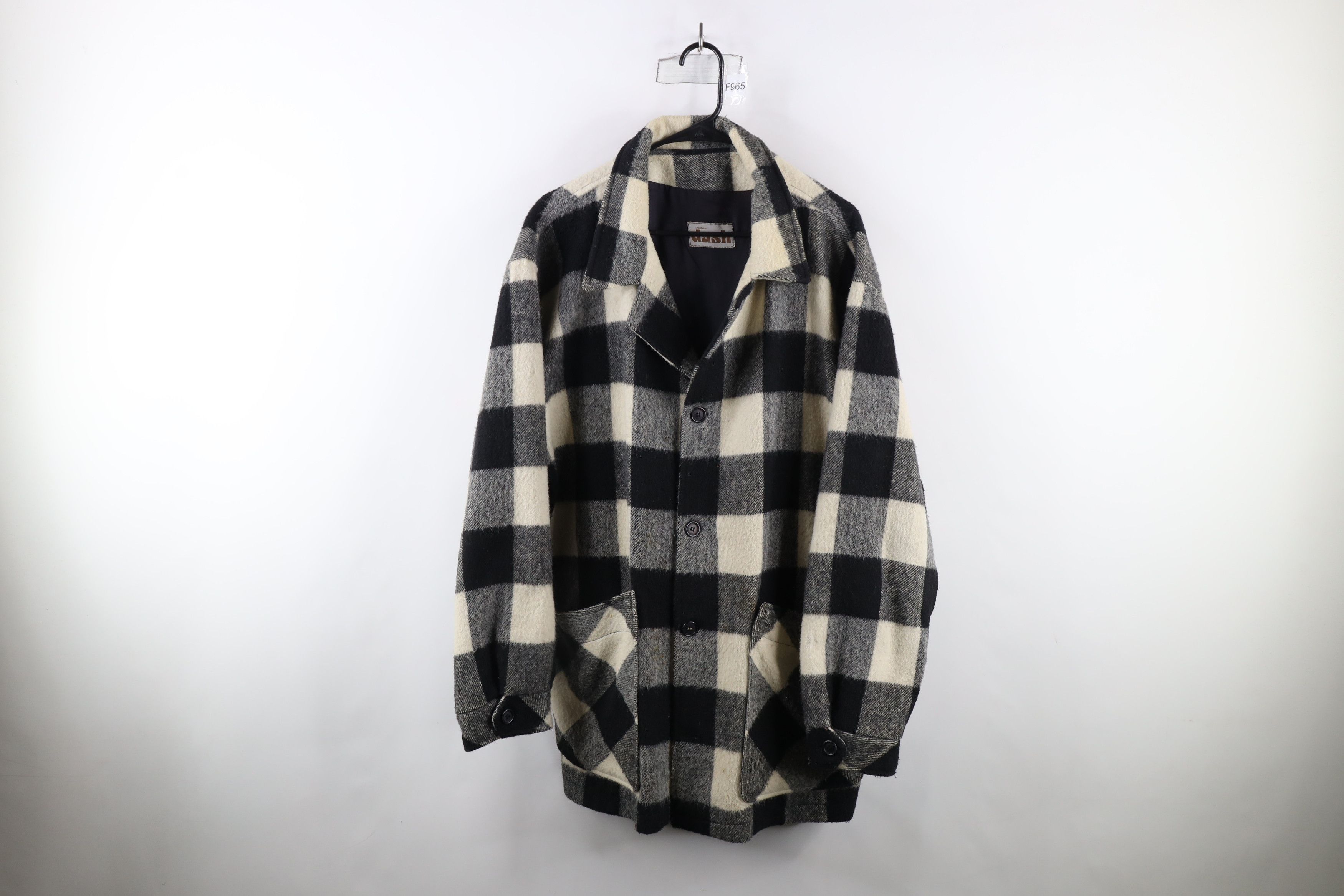 Vintage Vintage 60s 70s Streetwear Mackinaw Button Jacket Plaid USA Size US XXL / EU 58 / 5 - 1 Thumbnail
