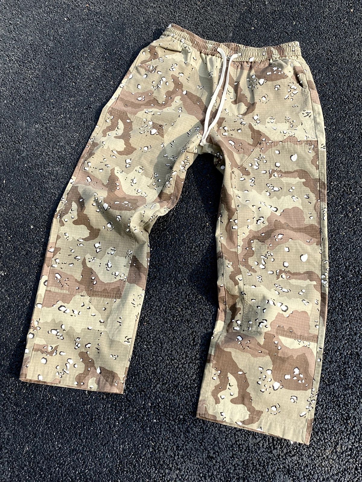 Dessert camouflage drawstring Pants