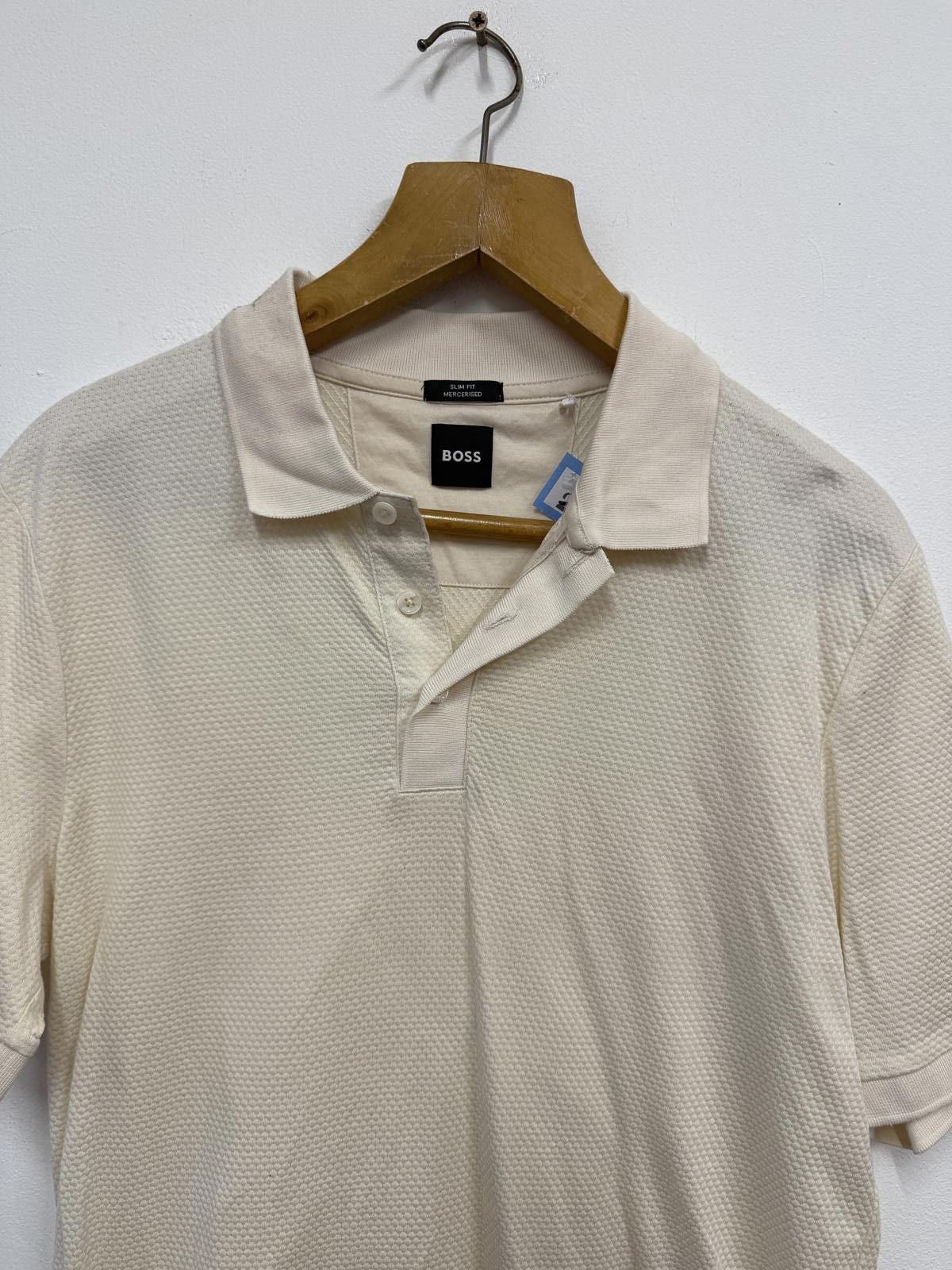 Hugo Boss BOSS Men's Beige Polo Shirt Size US S / EU 44-46 / 1 - 3 Thumbnail