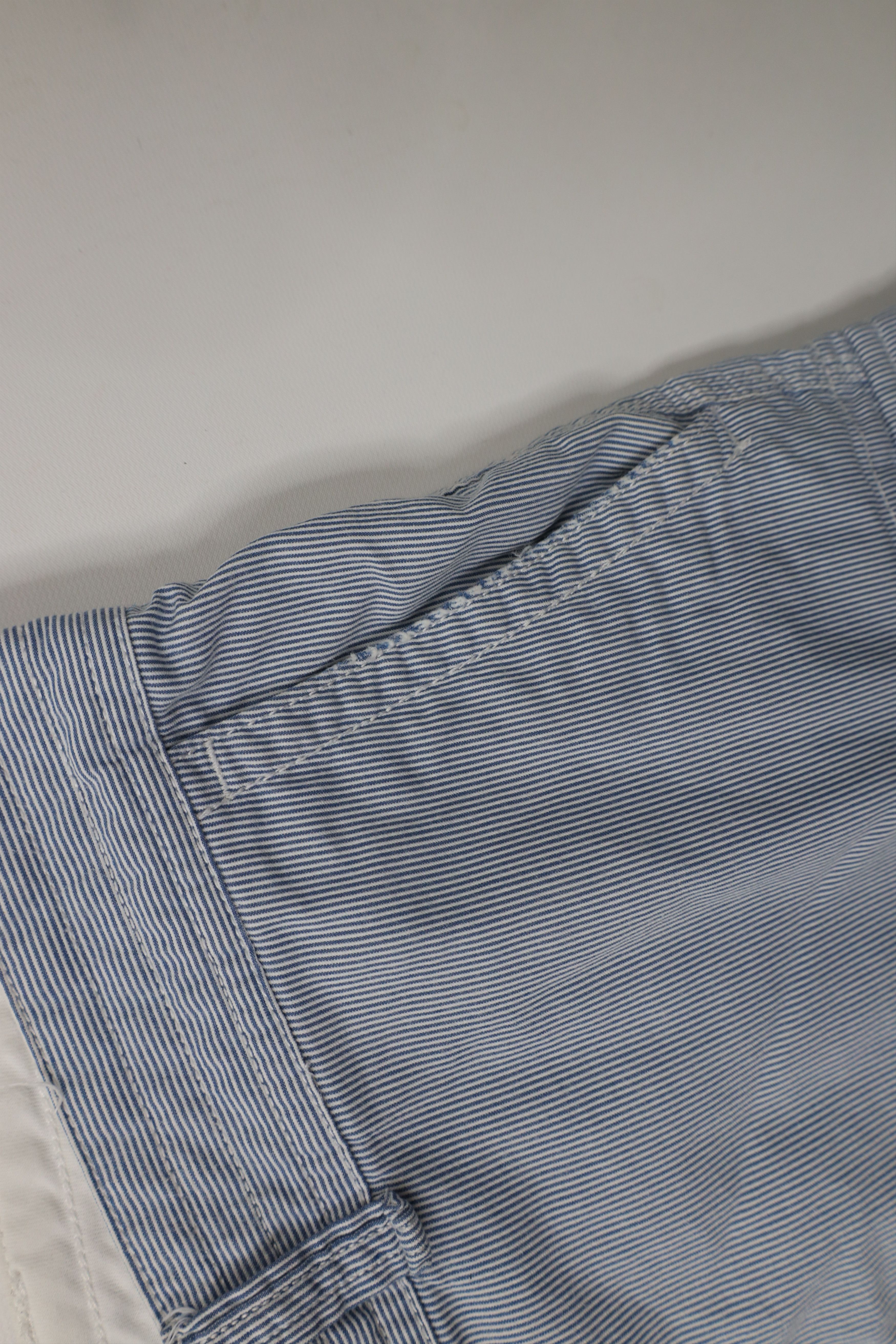Ralph Lauren × Vintage Vintage Ralph Lauren Striped Heavyweight Cargo Shorts Size US 42 / EU 58 - 8 Thumbnail