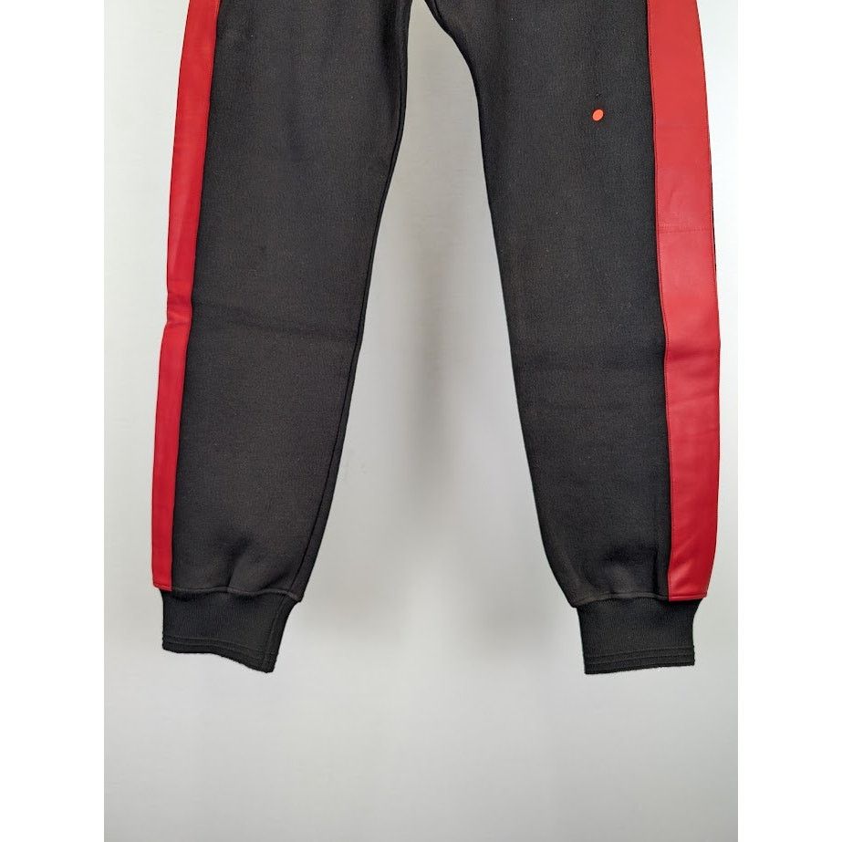Alexander McQueen o1rshd1 Sweatpant Jogger in Black / Red Size US 32 / EU 48 - 6 Thumbnail