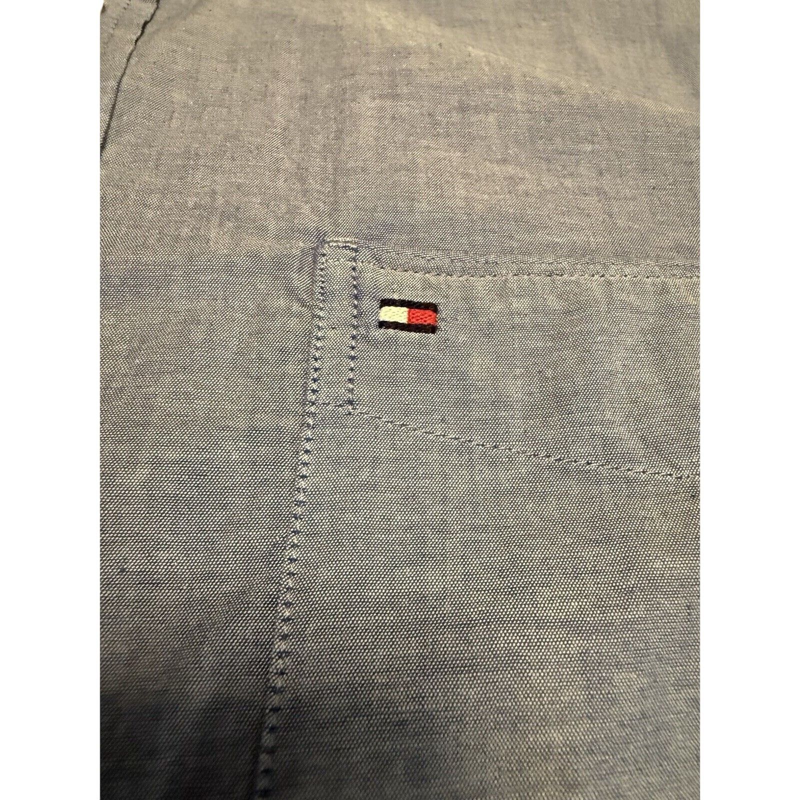Tommy Hilfiger Tommy Hilfiger Custom Fit Button Down Shirt Size XL Size US XL / EU 56 / 4 - 3 Thumbnail