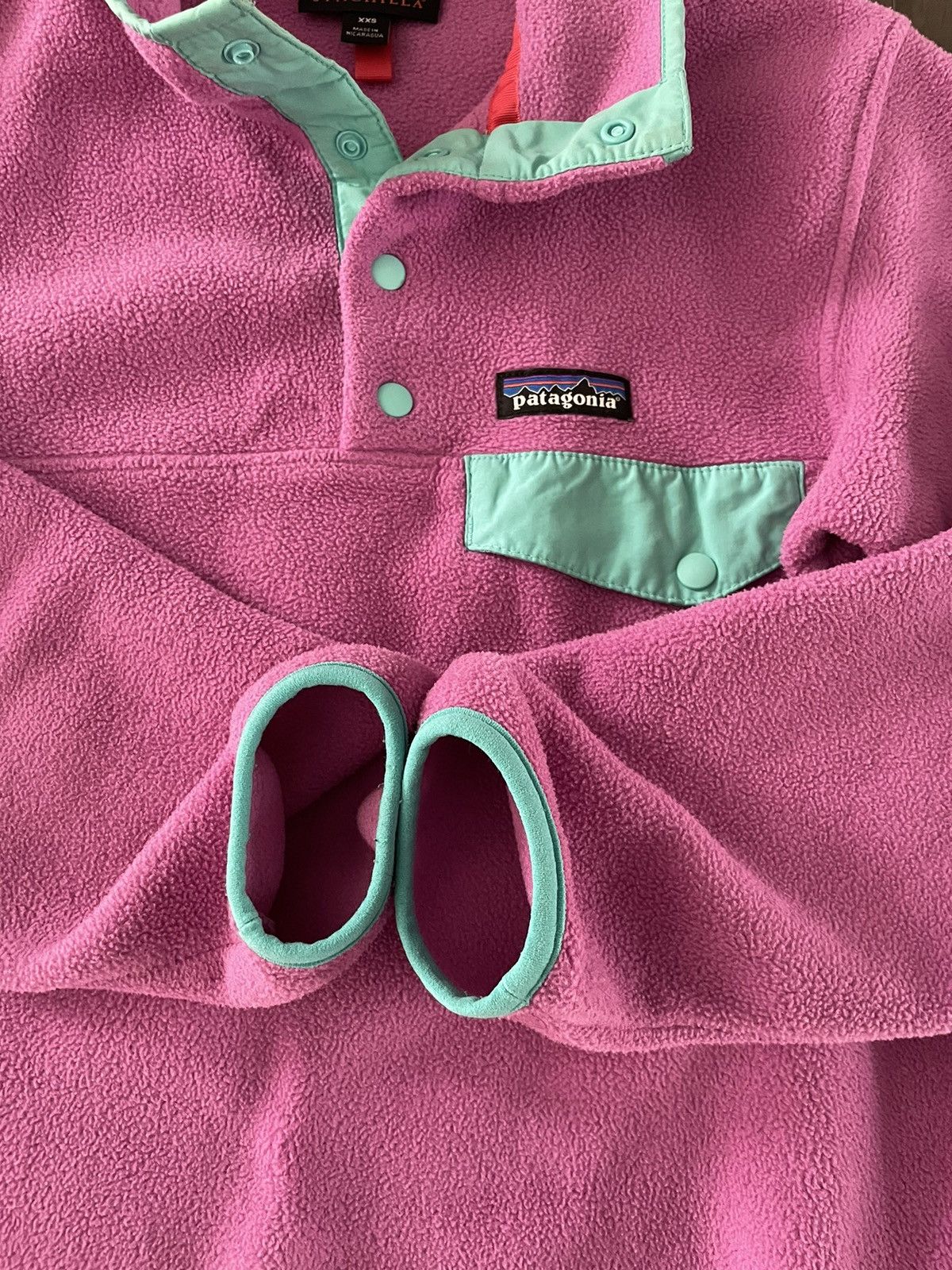 Patagonia 🟣 Patagonia Synchilla Snap Fleece (Sz xxs) Size XXS / US 00 / IT 34 - 3 Thumbnail