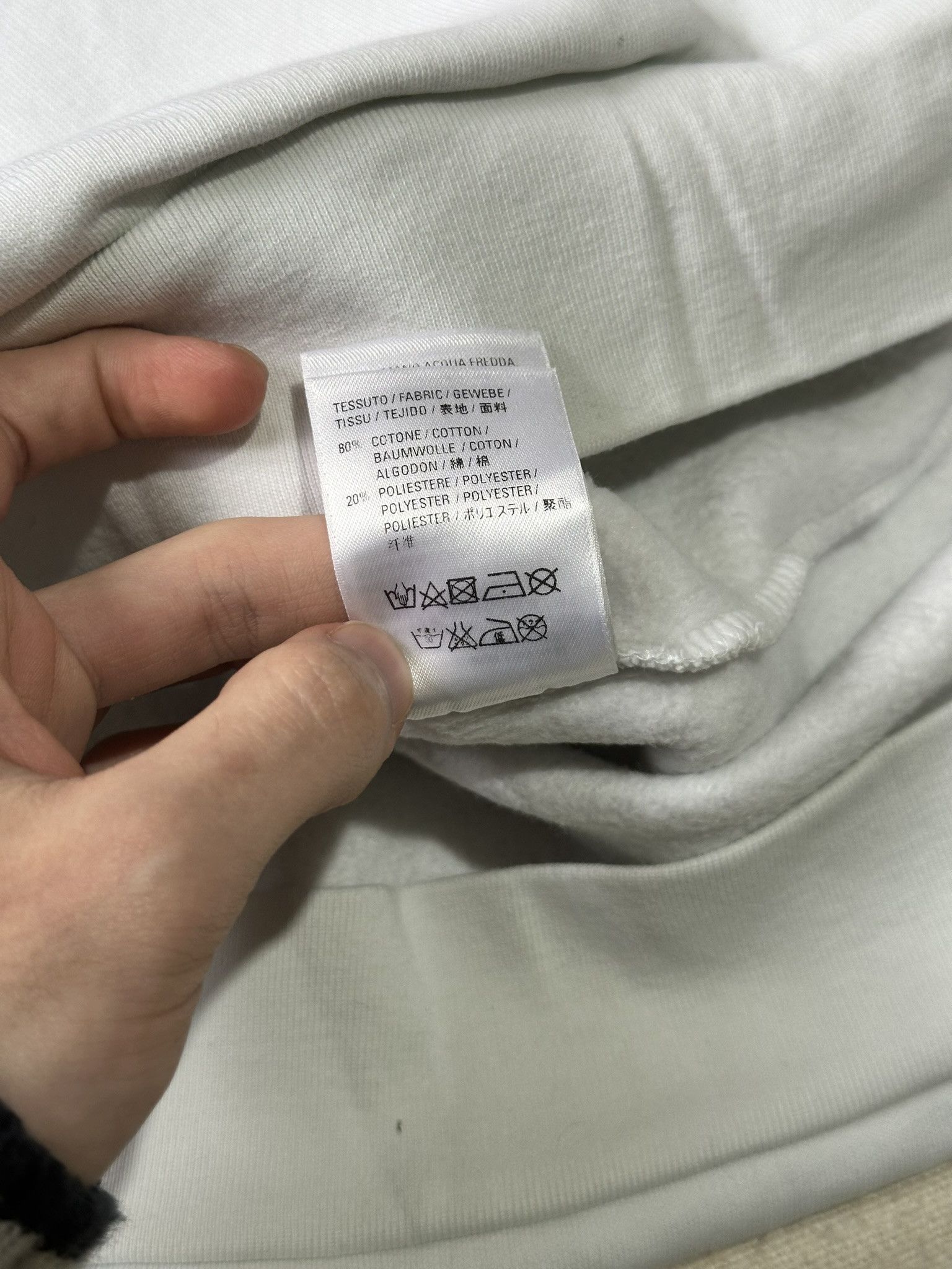 Balenciaga Balenciaga Sweatshirt Logo Mode White Hoodie Size S / US 4 / IT 40 - 8 Thumbnail
