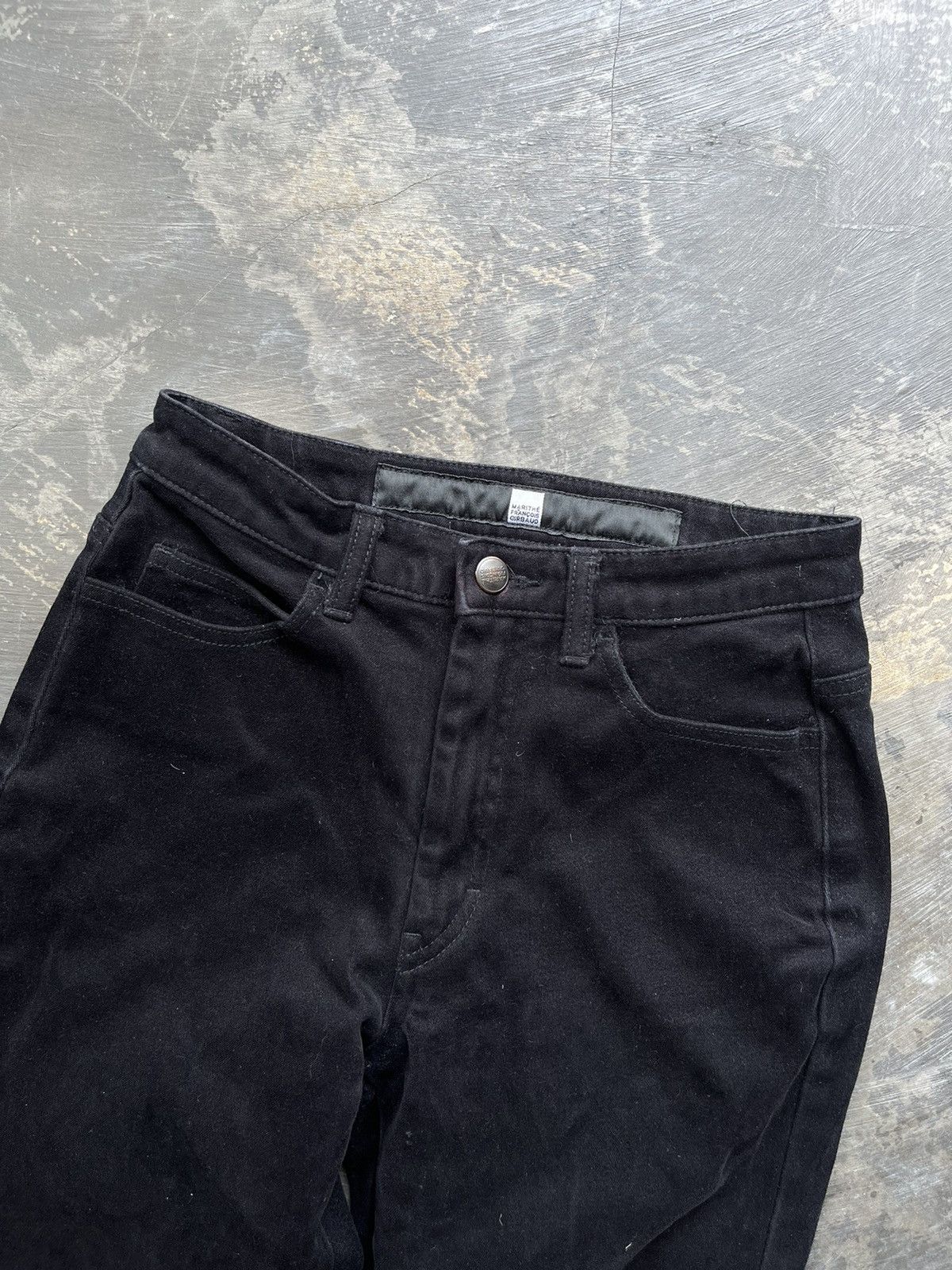 If Six Was Nine × Le Grande Bleu (L.G.B.) × Marithe + Francois Girbaud Marithe francois girbaud soft suede jeans Size US 27 - 2 Thumbnail
