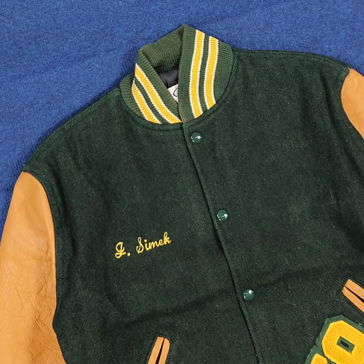 NEFF Vintage Neff Crystal Lake South Varsity Jacket C304N7 Size US M / EU 48-50 / 2 - 2 Thumbnail