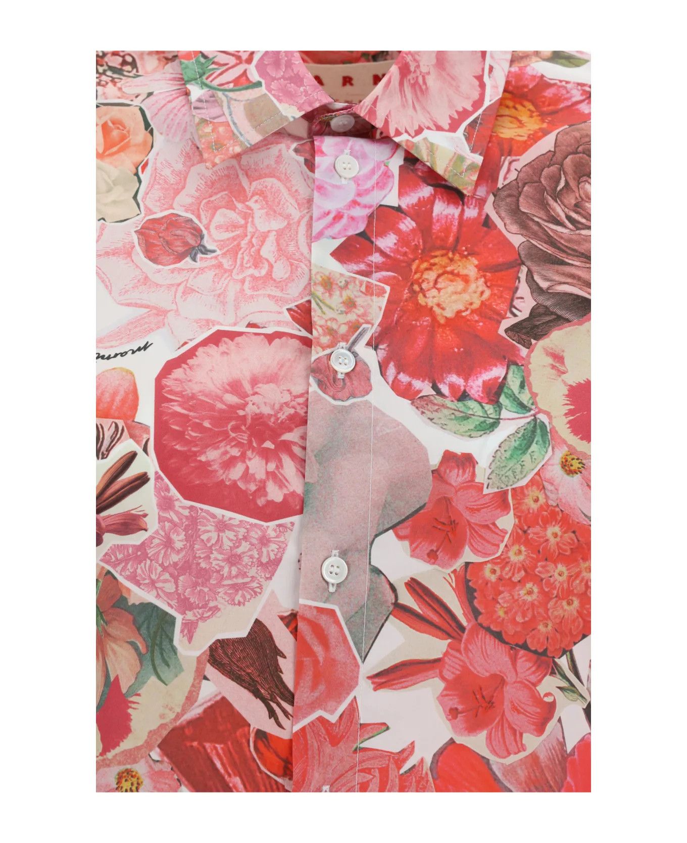 Marni o1y1125 Floral Shirt in Multicolor Size M / US 6-8 / IT 42-44 - 3 Thumbnail