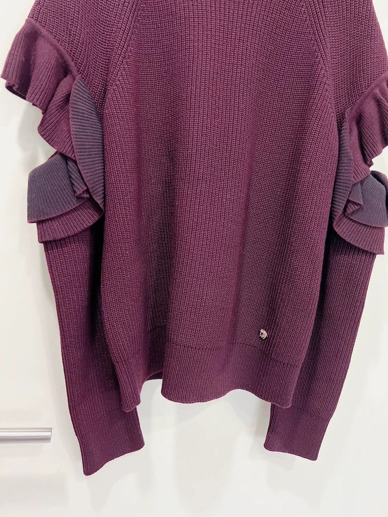 Versace Versace Lotus leaf turtleneck sweater knitwear Size M / US 6-8 / IT 42-44 - 6 Thumbnail