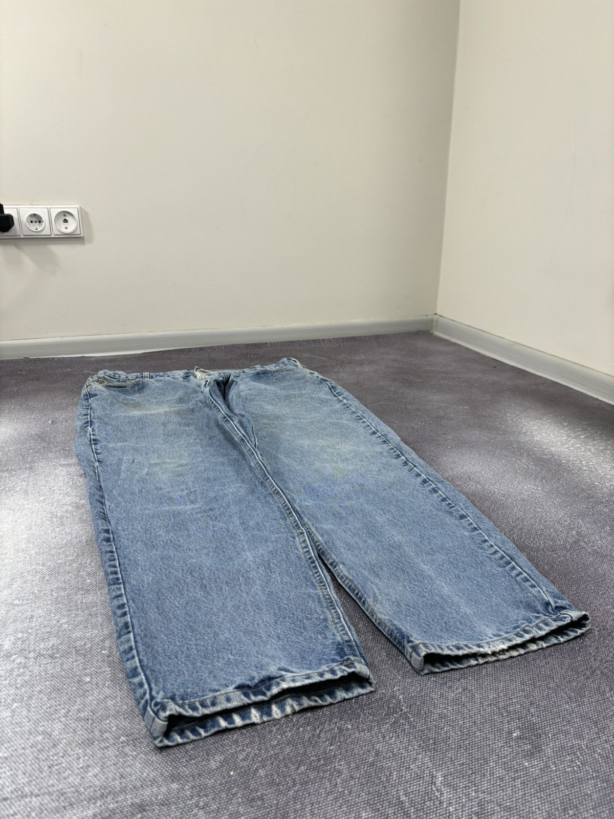 Carhartt Vintage Carhartt Relaxed Fit USA Faded Blue Baggy Jeans Size US 42 / EU 58 - 10 Thumbnail