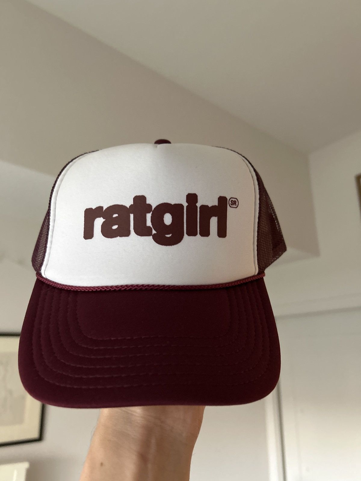Stray Rats Ratgirl Hat burgundy/ wine