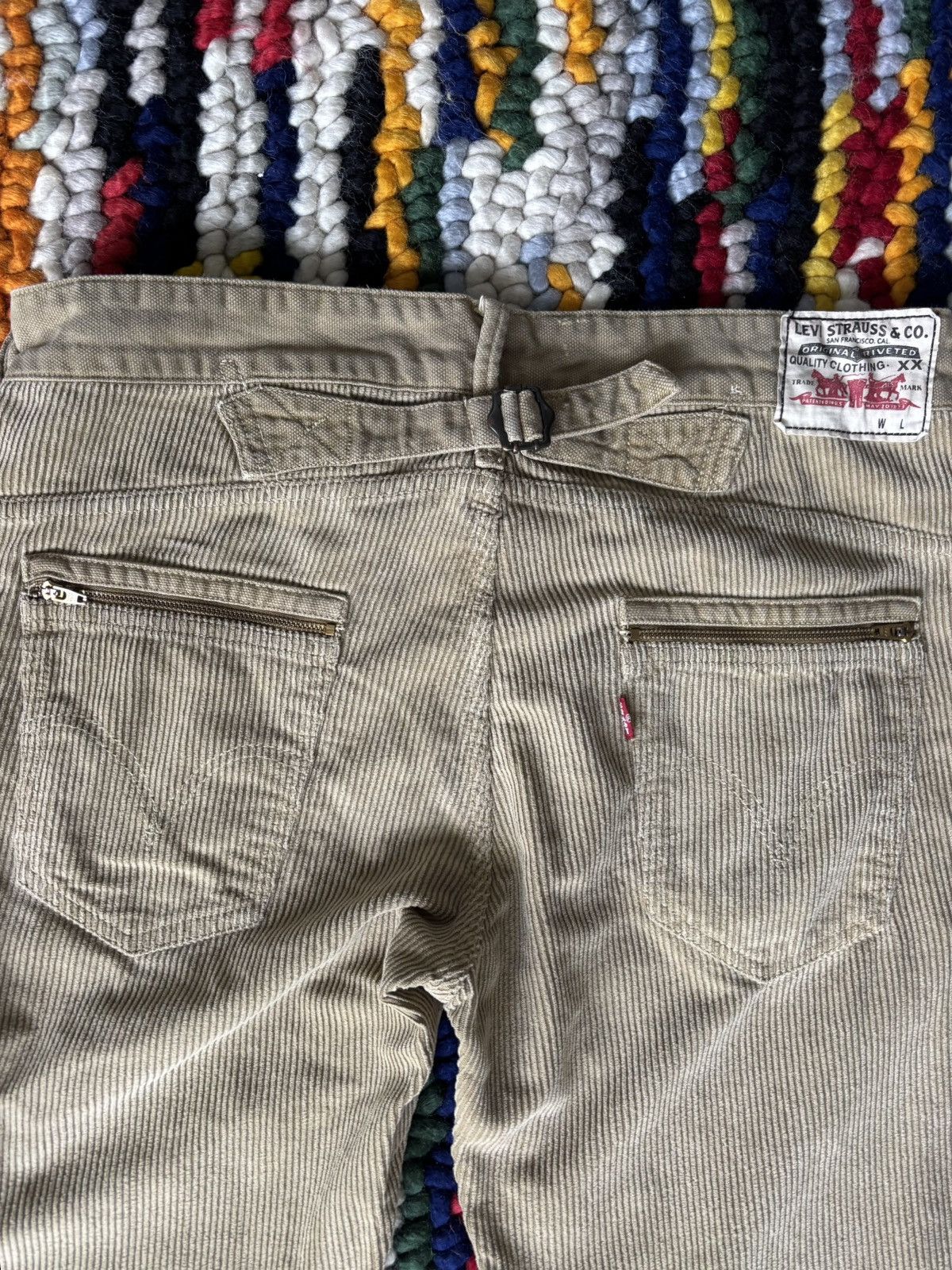 Levi's Levis Engineered Style Buckleback Corduroy Pants Size US 34 / EU 50 - 8 Thumbnail