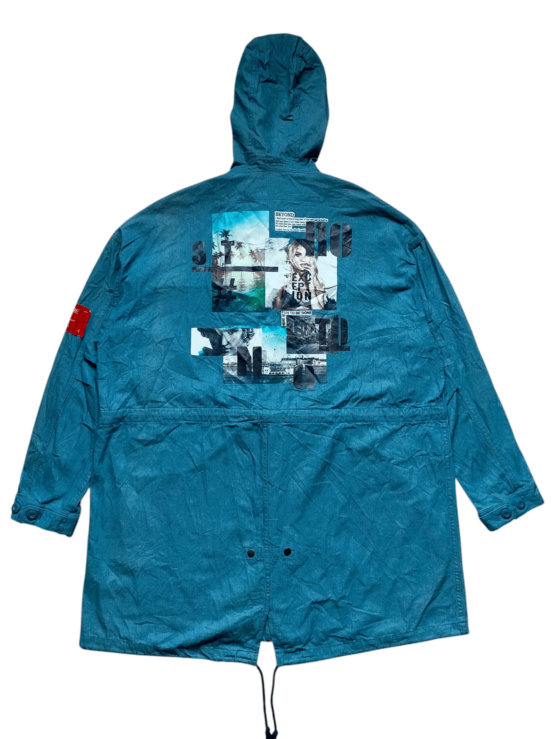 If Six Was Nine 🔥Rare🔥Vtg 90s Jungle storm Rap Patches Parkas Hoodie Size US XXL / EU 58 / 5 - 2 Thumbnail