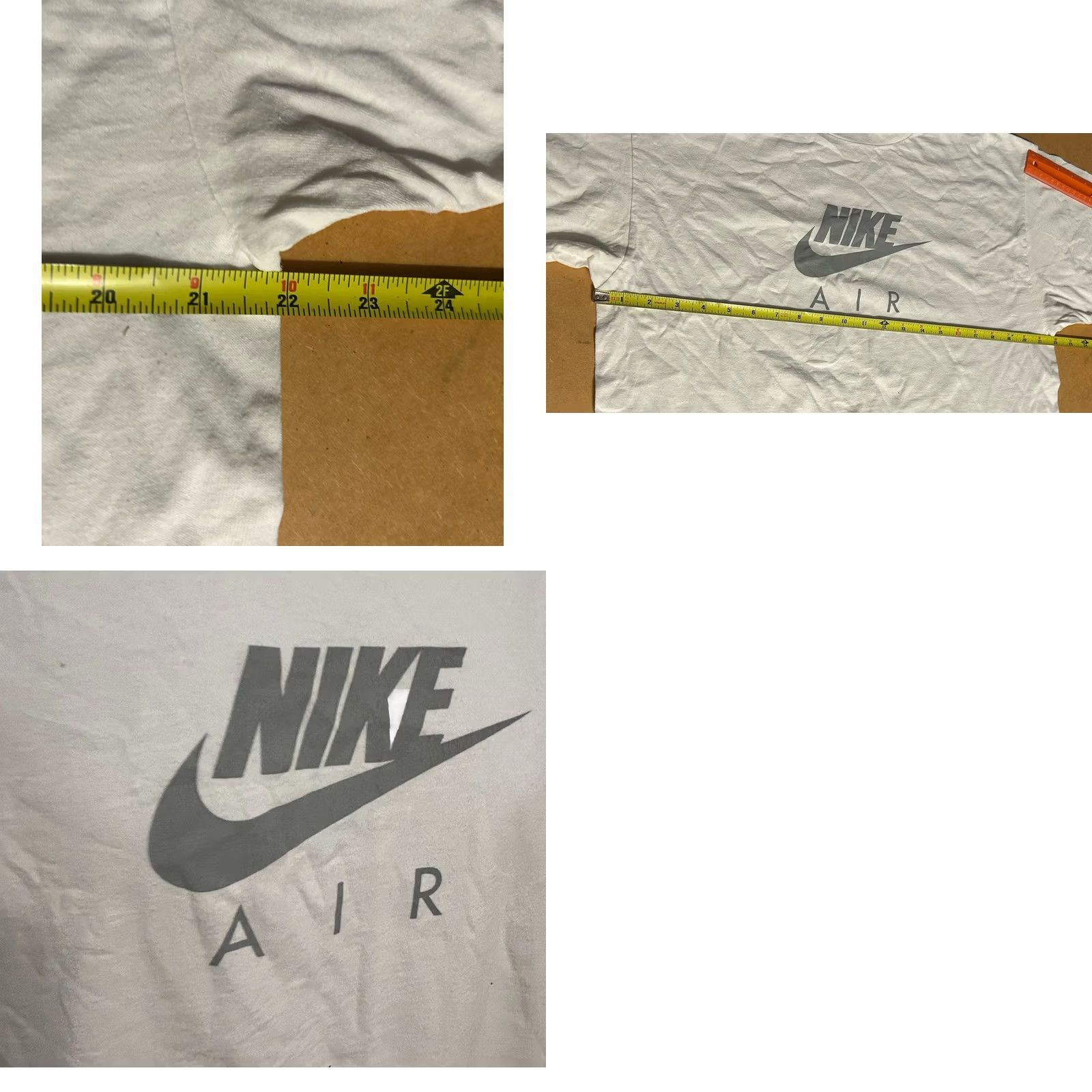 Nike VTG Nike Air Tee Shirt Men Large White Short Sleeve Center Logo Shirt Mens Nike Air Graphic Print 2000s Vintage Size US L / EU 52-54 / 3 - 9 Thumbnail
