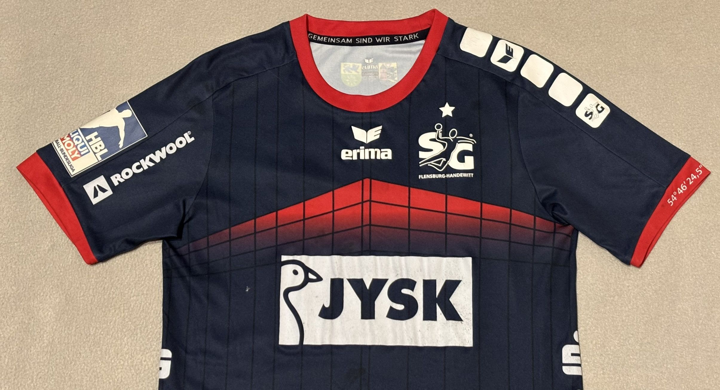 Erima SG Flensburg-Handewitt 2021/2022 Erima Handball Jersey Size US M / EU 48-50 / 2 - 6 Thumbnail