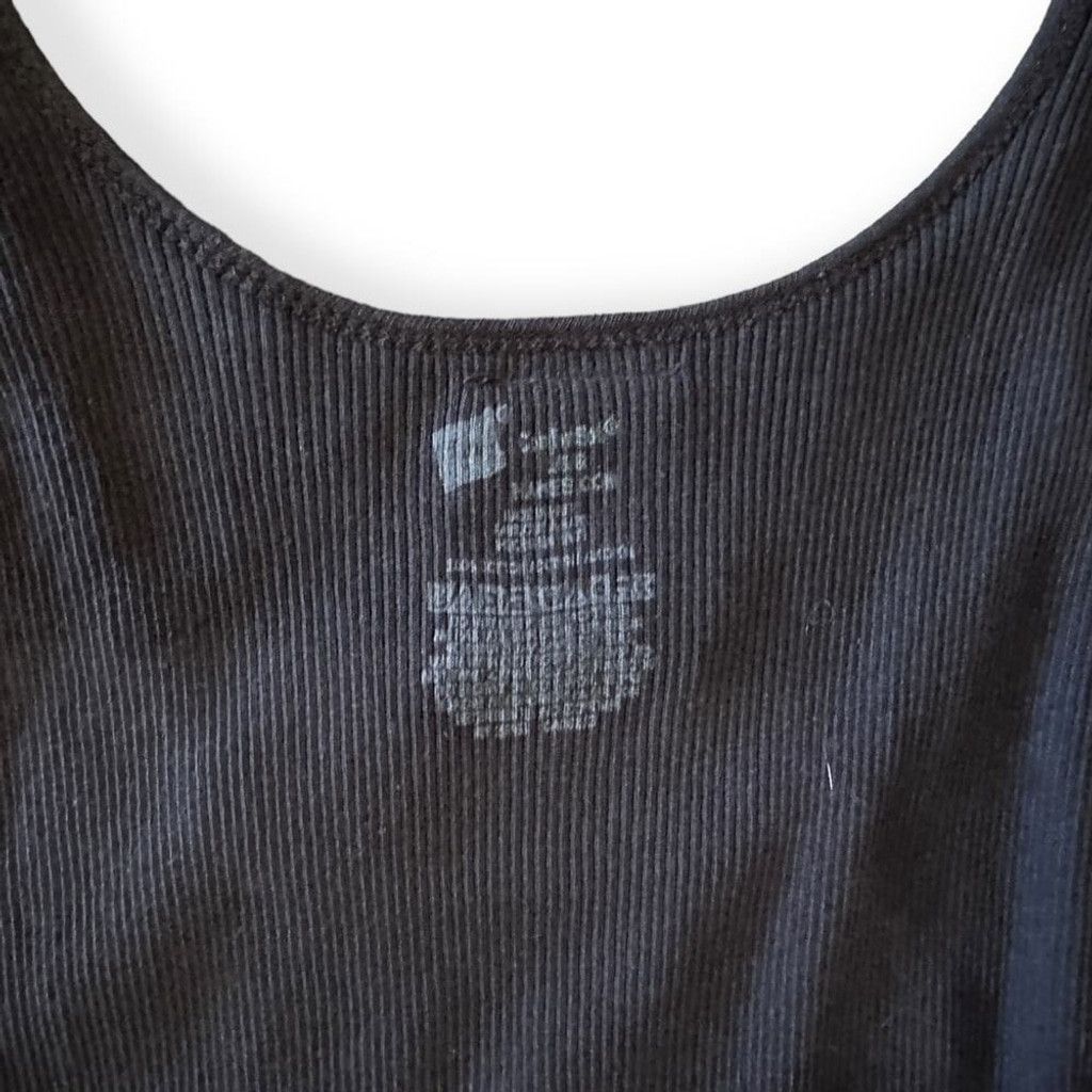 Hanes SEKS x Hanes Black Tank Large Size L / US 10 / IT 46 - 4 Thumbnail
