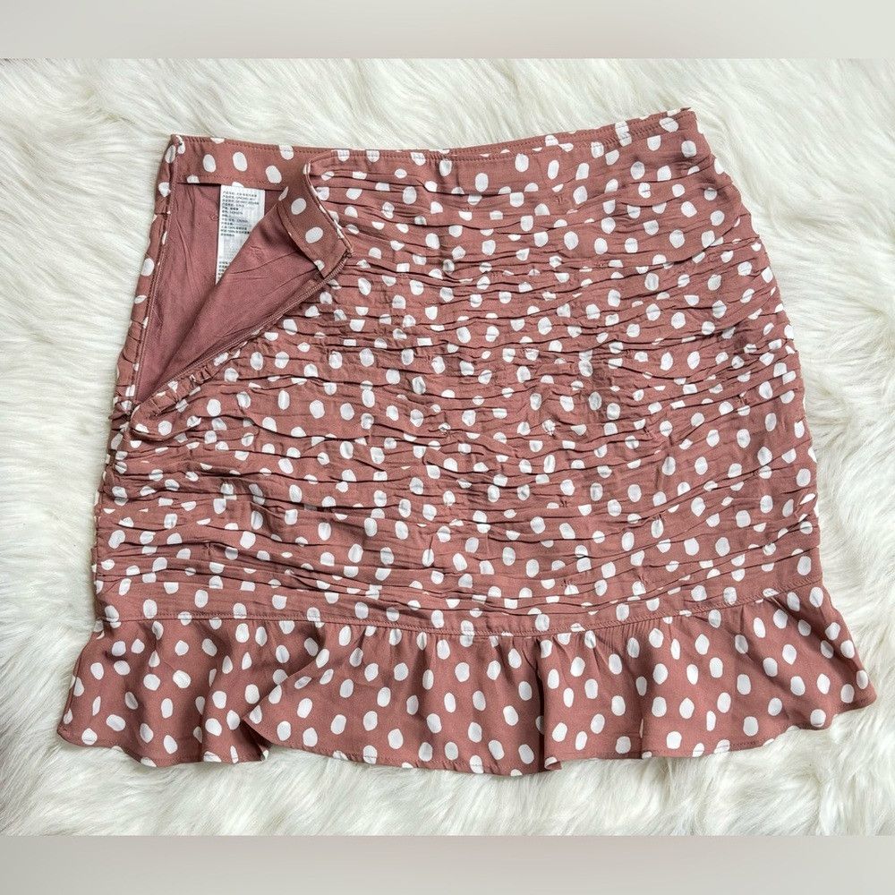 Abercrombie & Fitch Abercrombie and Fitch Mauve Pink Polka Dot Mini Skirt High Size 32" / US 10 / IT 46 - 3 Thumbnail