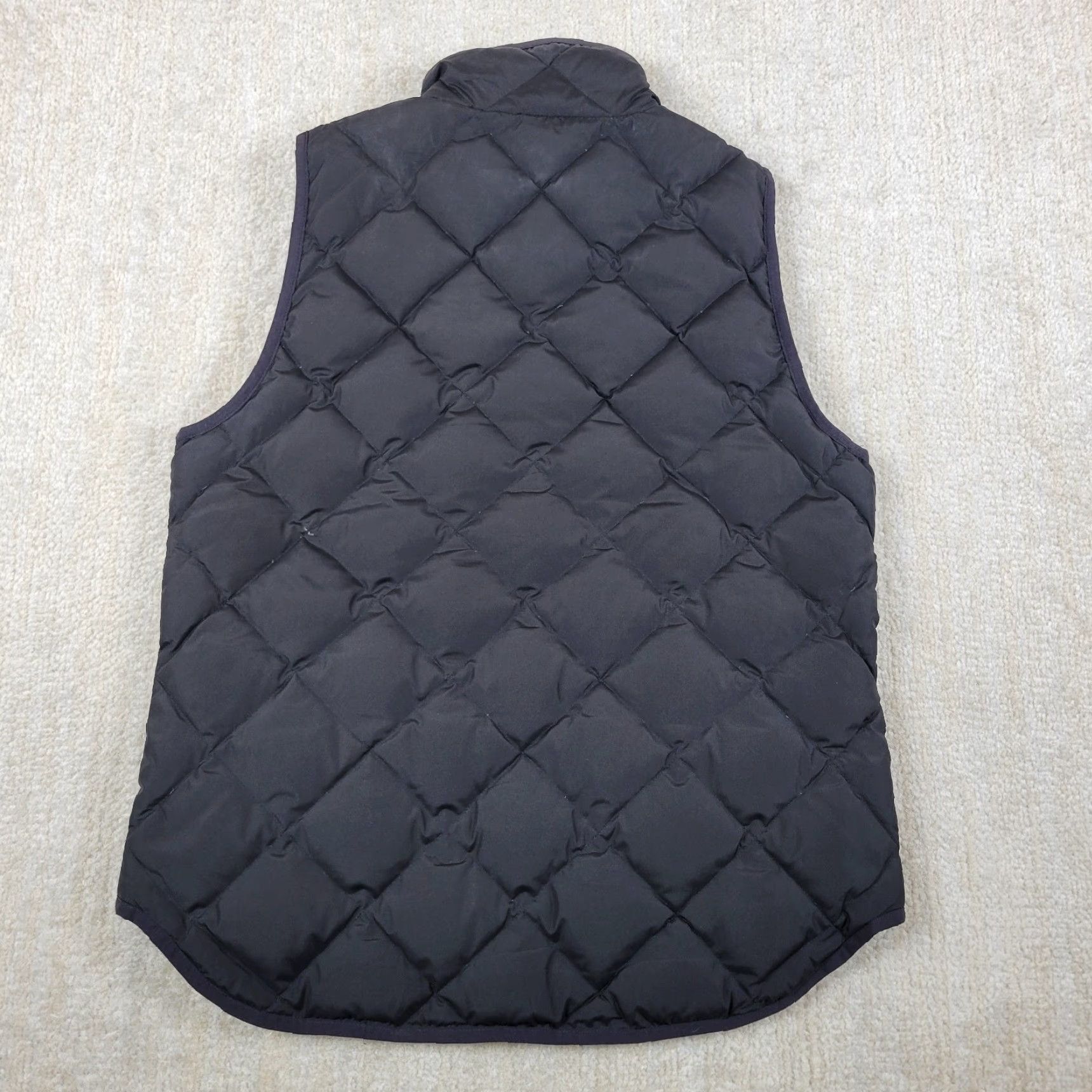 J.Crew J Crew Down Puffer Vest Women M Black Full Zip Quilted Packable Lightweight Vest Size M / US 6-8 / IT 42-44 - 2 Thumbnail