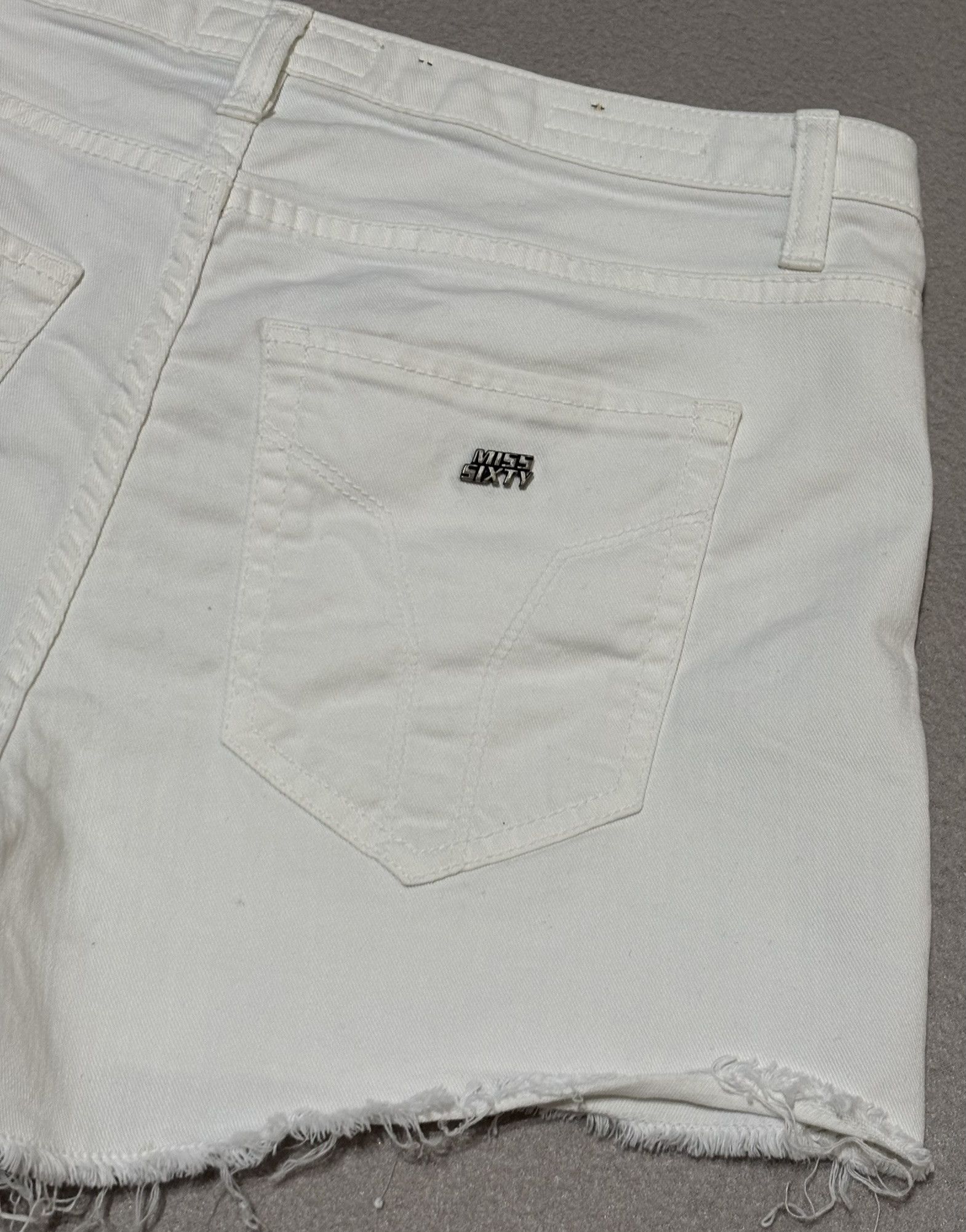 Miss Sixty Miss Sixty white mini shorts size 29 Size 29" - 12 Thumbnail