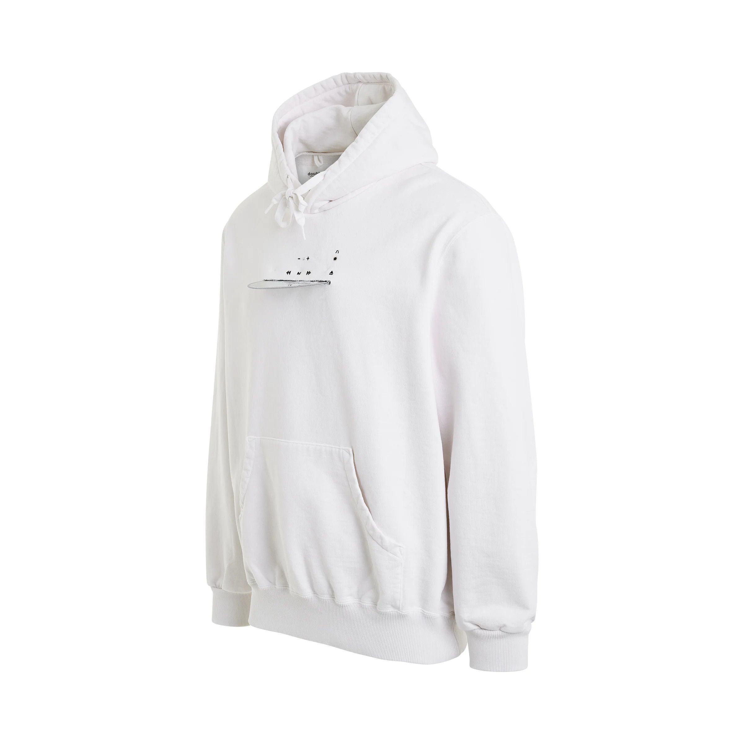 Doublet o1mris0824 Embroidery Hoodie in White Size US S / EU 44-46 / 1 - 2 Thumbnail