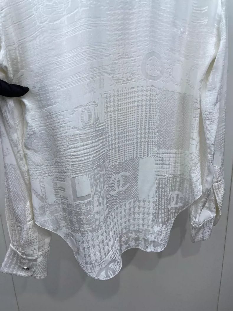 Chanel Chanel 22K silk jacquart shirt 2504-Nextarrow Size XS / US 0-2 / IT 36-38 - 3 Thumbnail