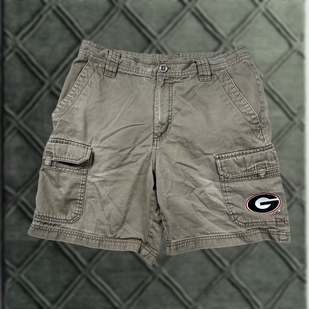 NCAA Columbia UGA Shorts Mens 32 Cargo Georgia Bulldogs Patch NCAA College Brown Size US 32 / EU 48 - 1 Thumbnail