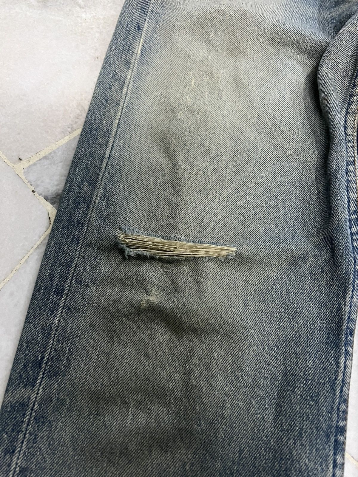 Levi's 💥90s Levis 501 kurt Corbain Mud Wash Distressed Jean Size US 29 - 6 Thumbnail