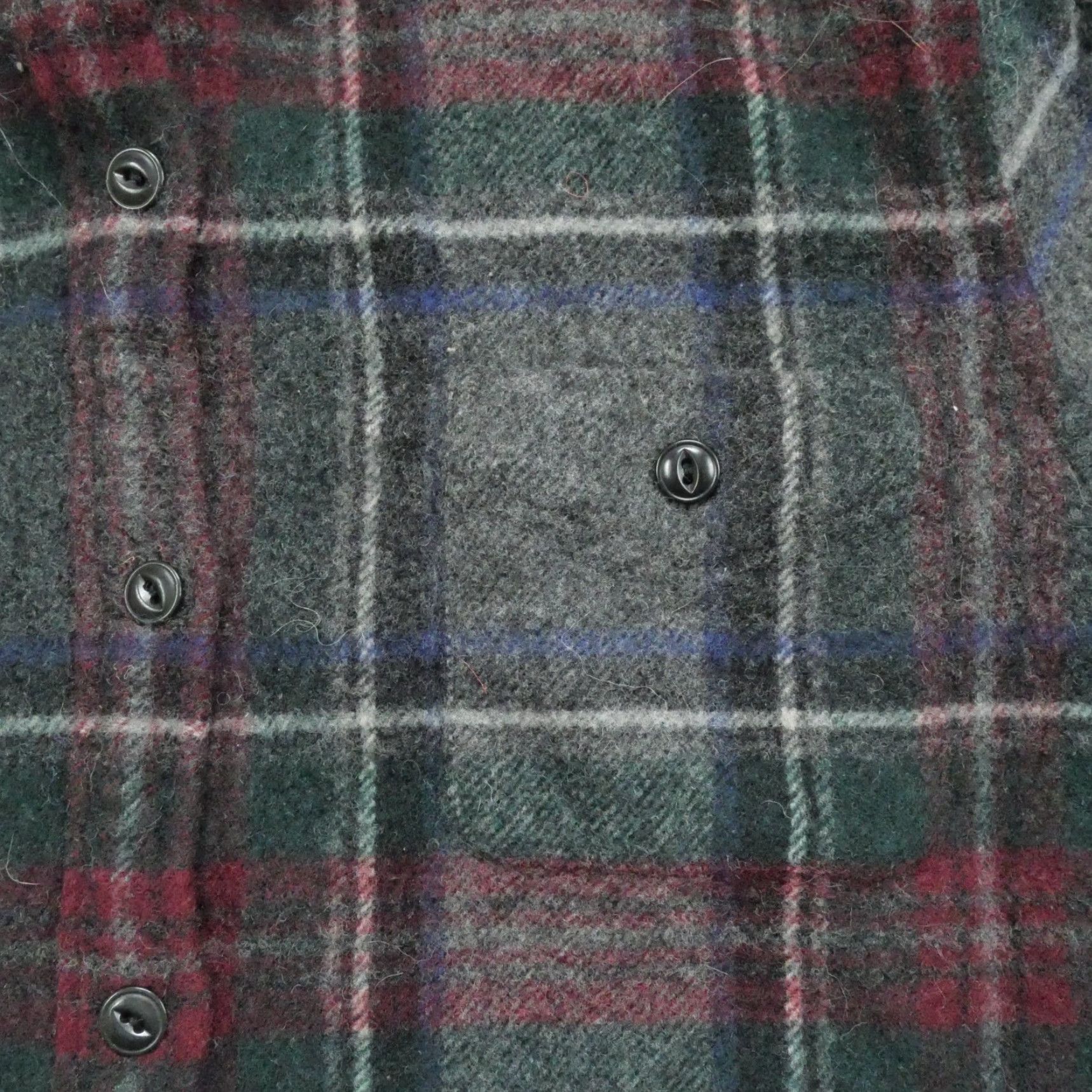 Ralph Lauren Ralph Lauren Shirt Womens Large Grey Plaid Lambs Wool Flannel Button Up Size L / US 10 / IT 46 - 3 Thumbnail