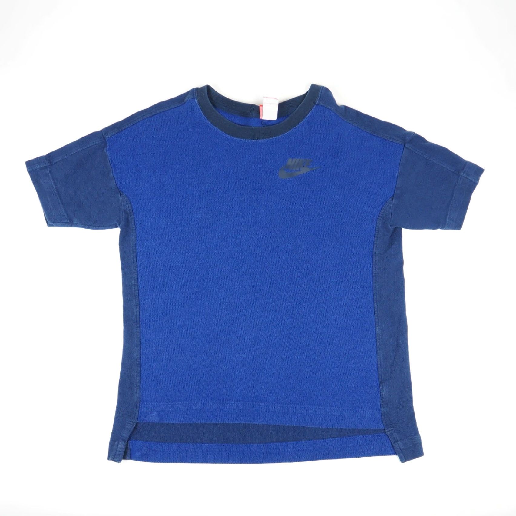Nike VINTAGE Nike Blue Knit T-Shirt Adult Large Crew Neck Short Sleeve Regular Fit Mens/Unisex Size US L / EU 52-54 / 3 - 2 Thumbnail