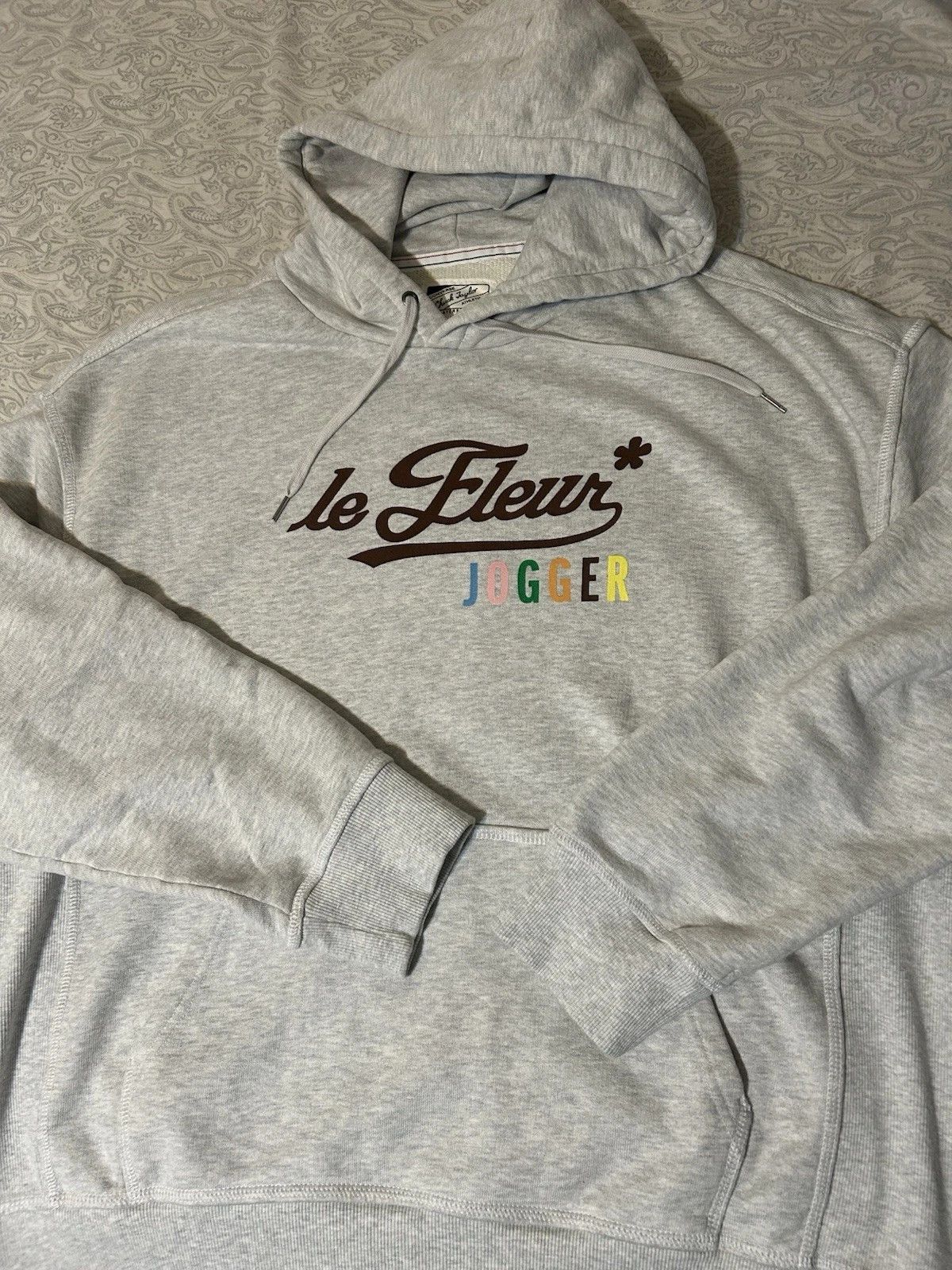 Converse Golf Le Fleur Camp Flog Gnaw Converse Hoodie Grey LARGE Size US L / EU 52-54 / 3 - 1 Thumbnail