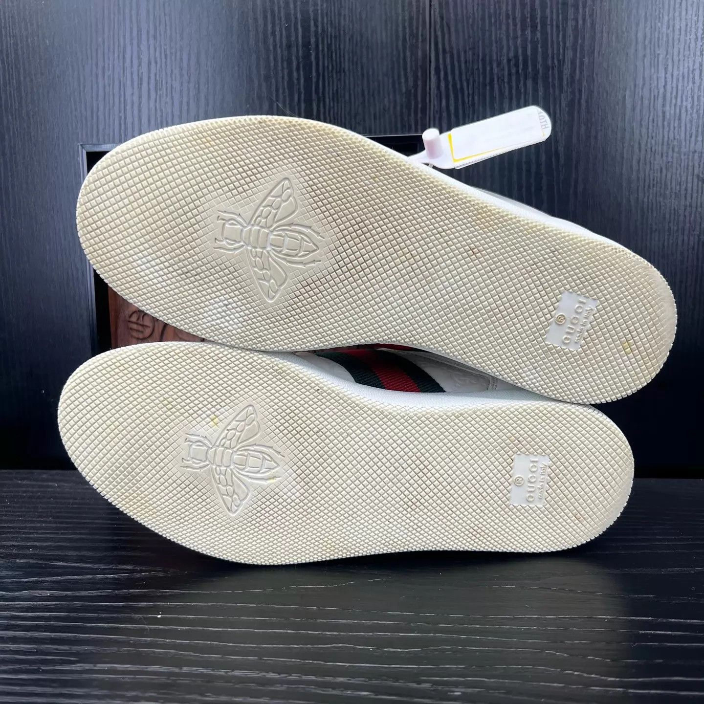 Gucci Gucci Dirty Sneakers White Red Green EU 38 Size US 7.5 / IT 37.5 - 6 Thumbnail
