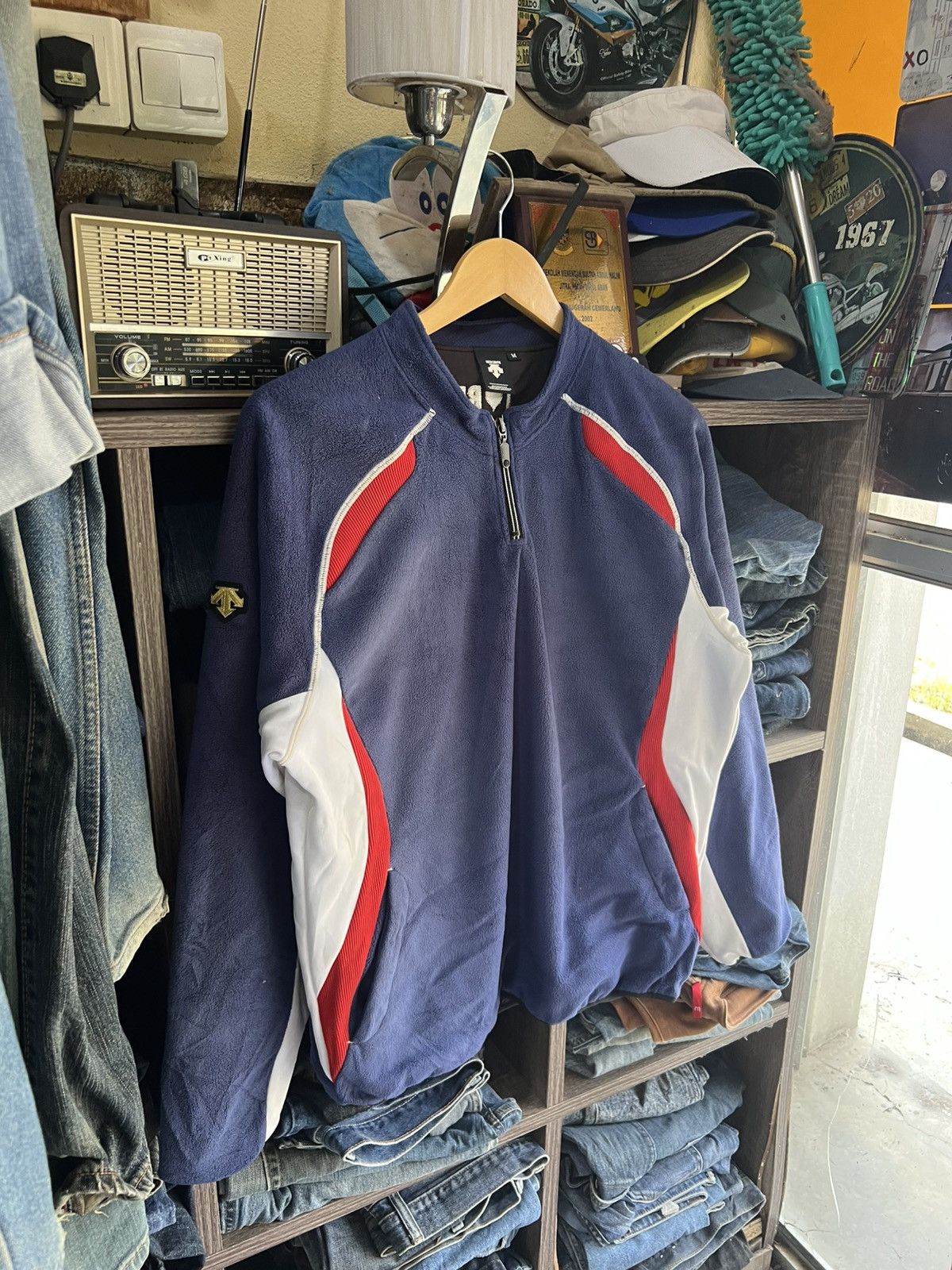 Descente 🔥Descente Half Zipper Fleece Jacket Size US M / EU 48-50 / 2 - 8 Thumbnail