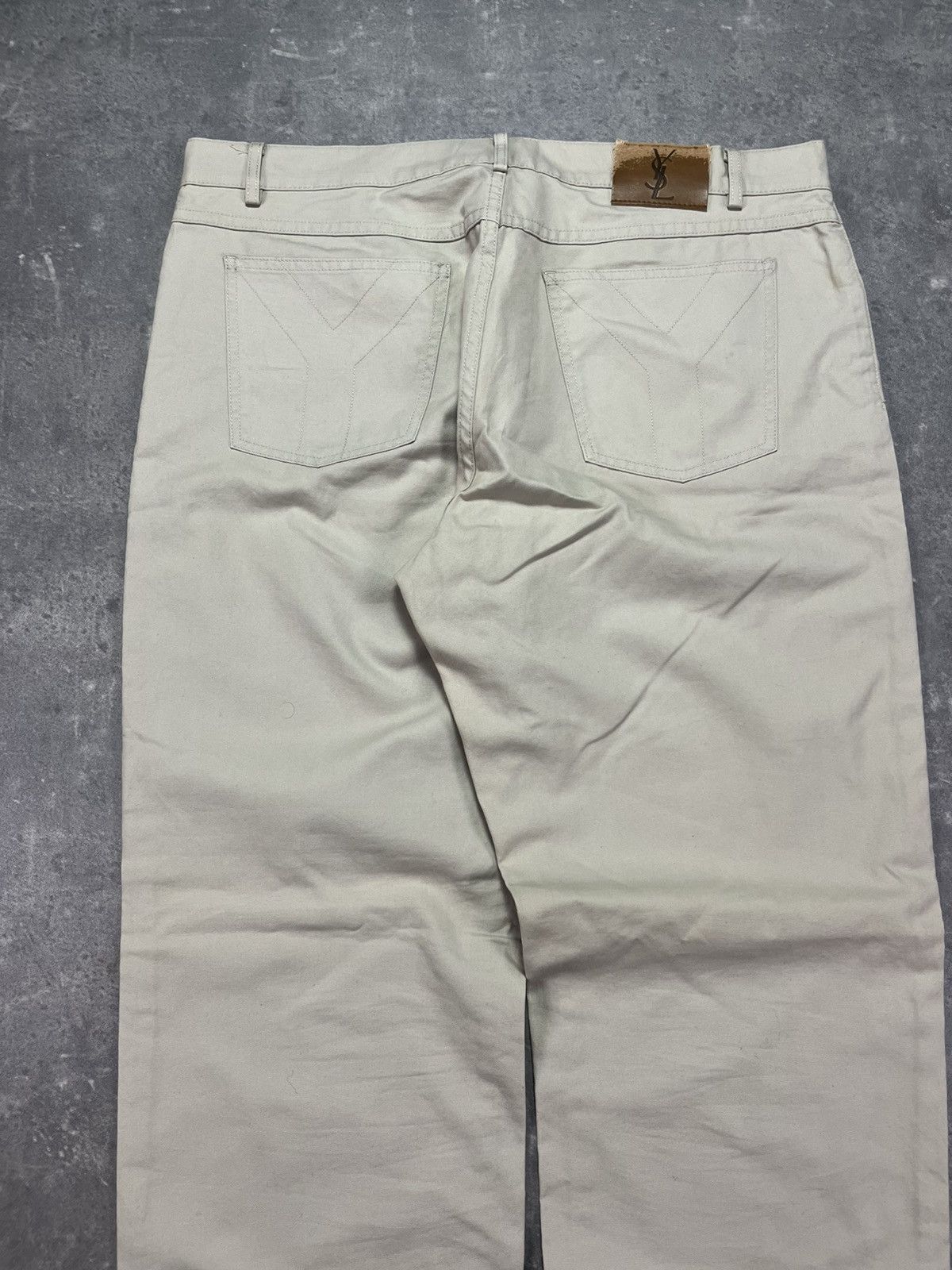 Yves Saint Laurent Yves Saint Laurent Y Pocket Logo Pants 36 YSL Size US 36 / EU 52 - 10 Thumbnail