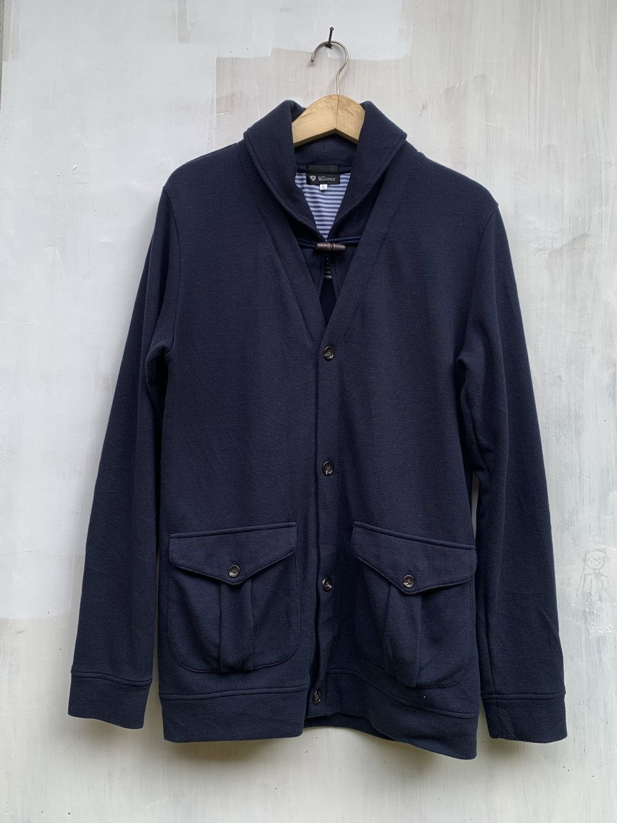 Takeo Kikuchi Japanese brand Takeo Kikuchi shawl collar jacket Size US L / EU 52-54 / 3 - 1 Thumbnail