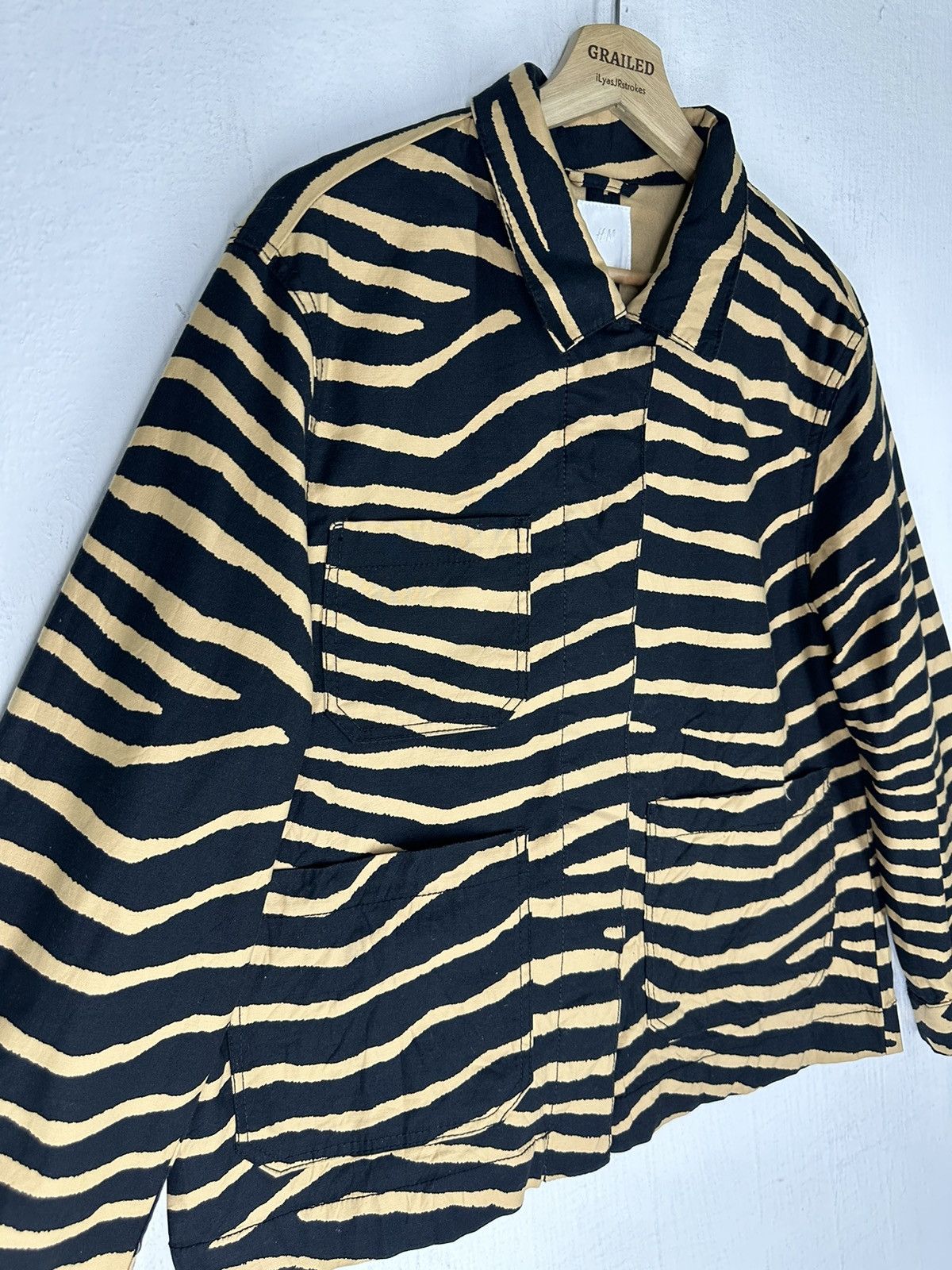 H&M Lightweigh Cotton Jacket Size M / US 6-8 / IT 42-44 - 3 Thumbnail