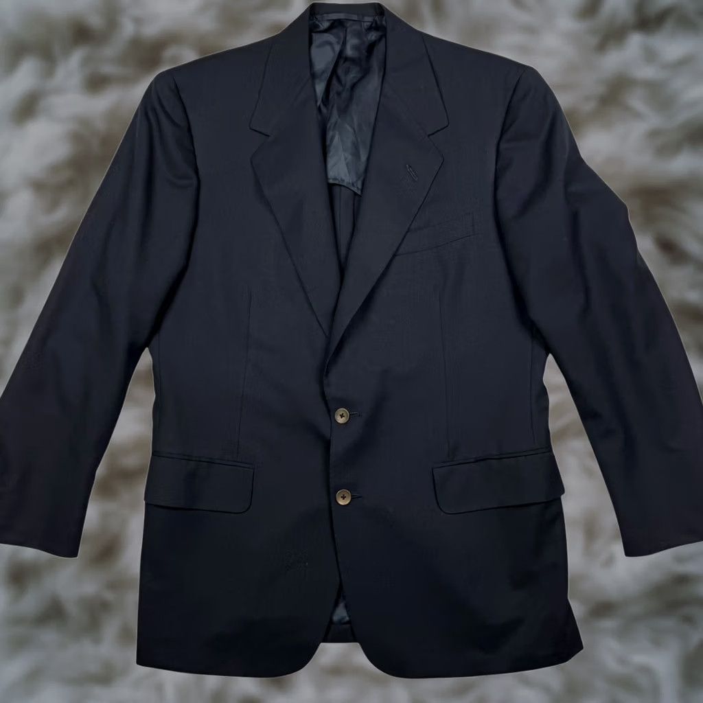 Vintage Oxford Manhattan Men's 100% Wool 2-Button Jacket Blazer Blue 42R Size 42R - 1 Thumbnail