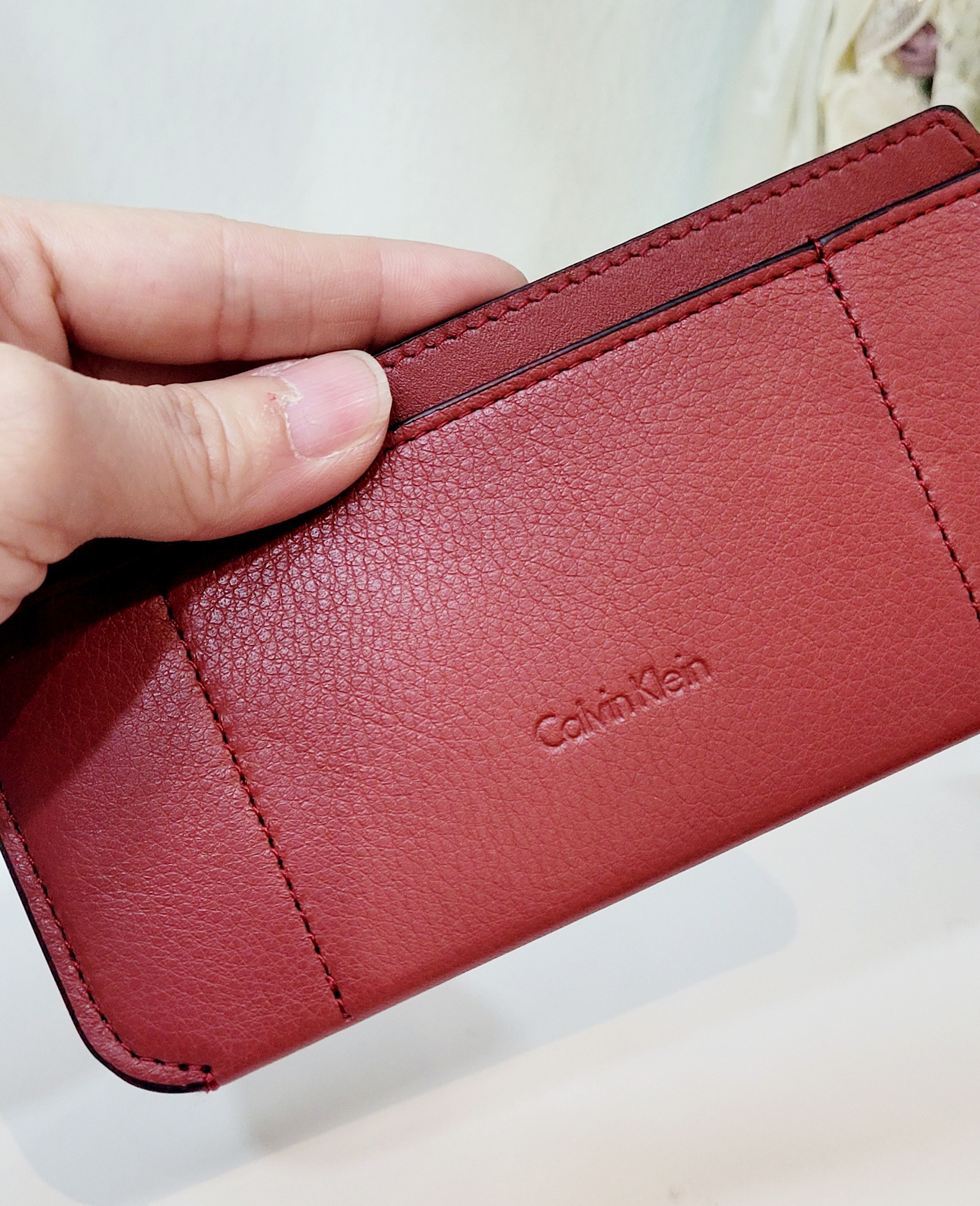 Calvin Klein Calvin Klein Jeans Slim Leather Cardholder Size ONE SIZE - 6 Thumbnail