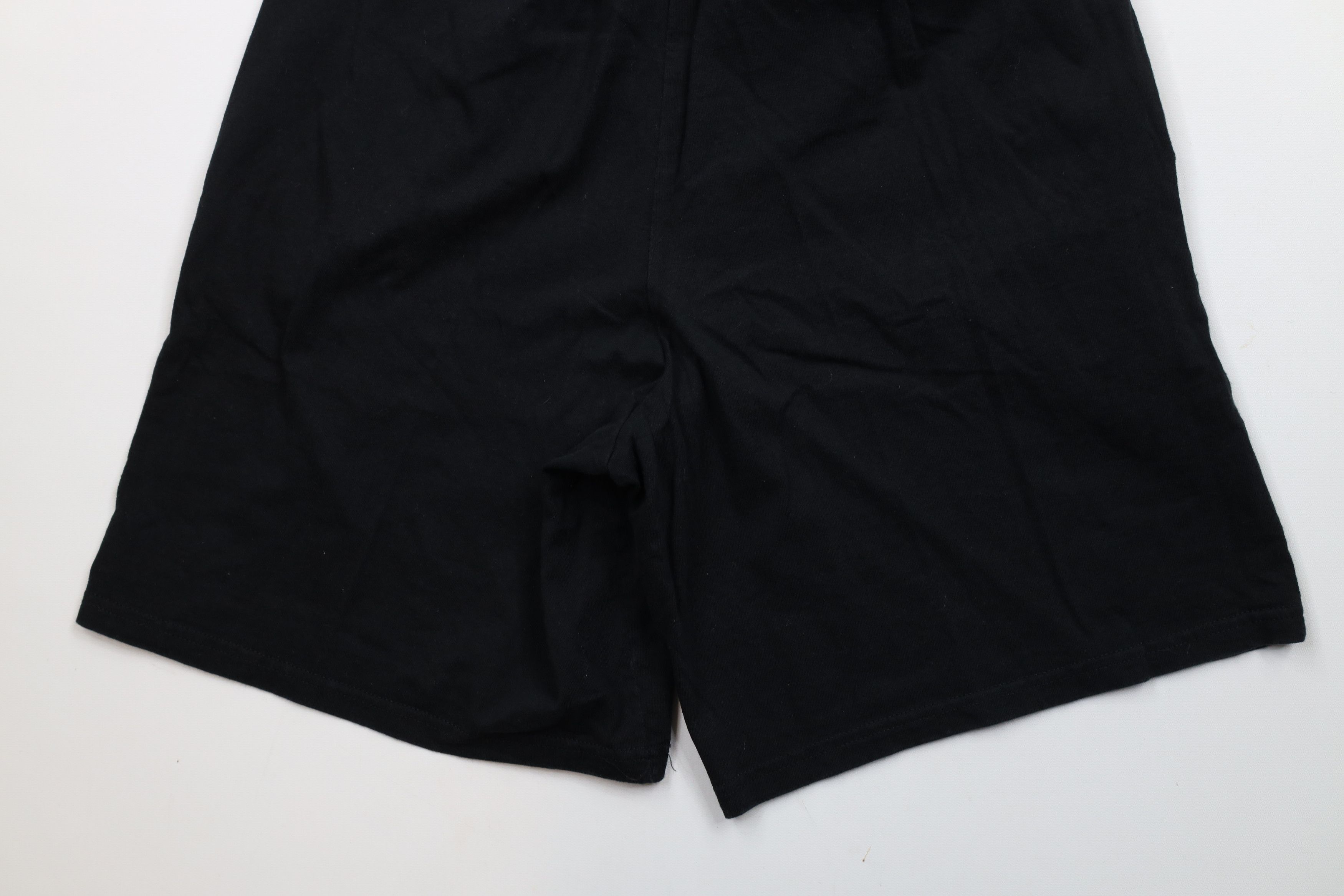 Champion × Vintage Vintage 90s Champion Classic Logo Above Knee Shorts Black Size US 32 / EU 48 - 11 Thumbnail