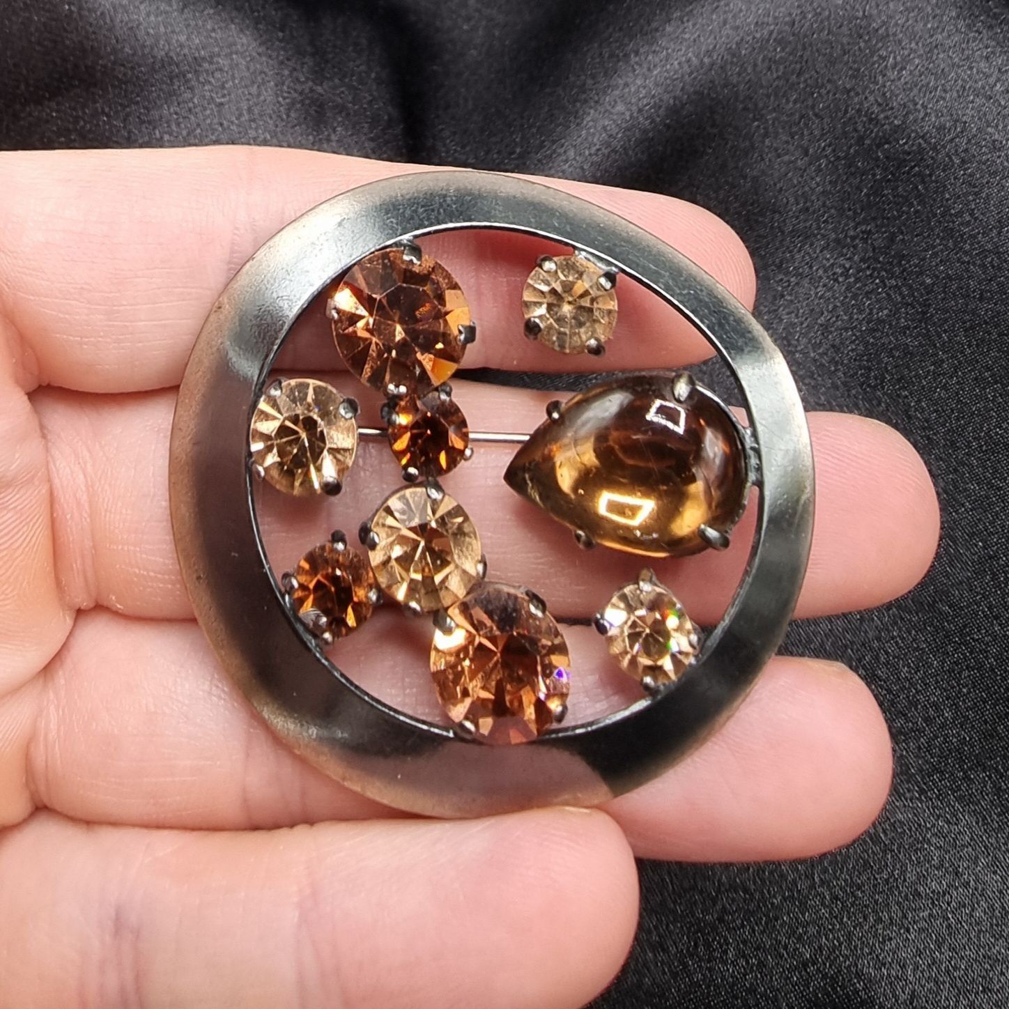 Vintage West Germany Signed Crystal Rhinestone Jewelry Set B