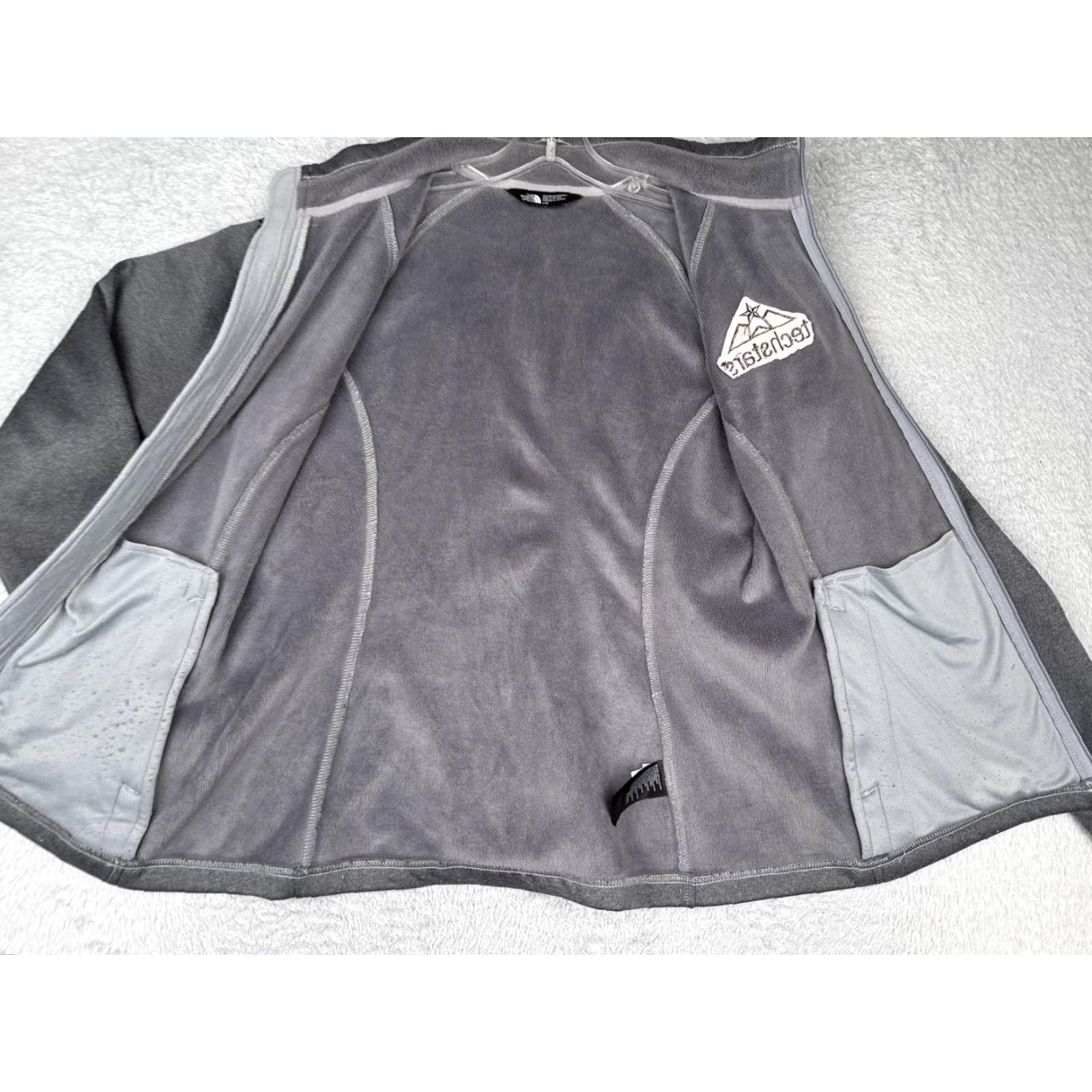 The North Face North Face Jacket Womens Large Gray Techstars Full Zip Fleece Softshell Outdoor Size L / US 10 / IT 46 - 2 Thumbnail