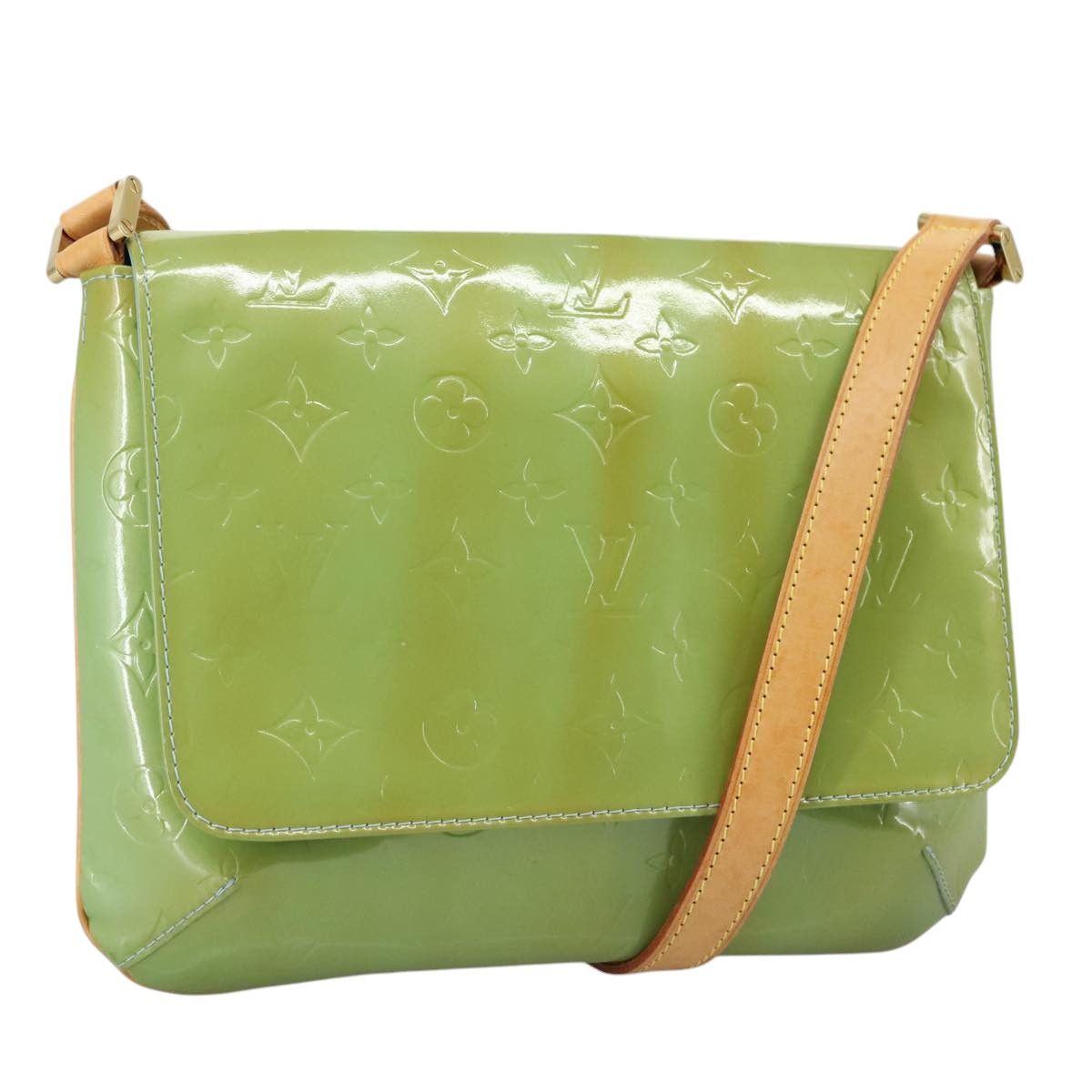 Louis Vuitton Thompson Street Green Patent Leather Shoulder Bag Size ONE SIZE - 1 Thumbnail